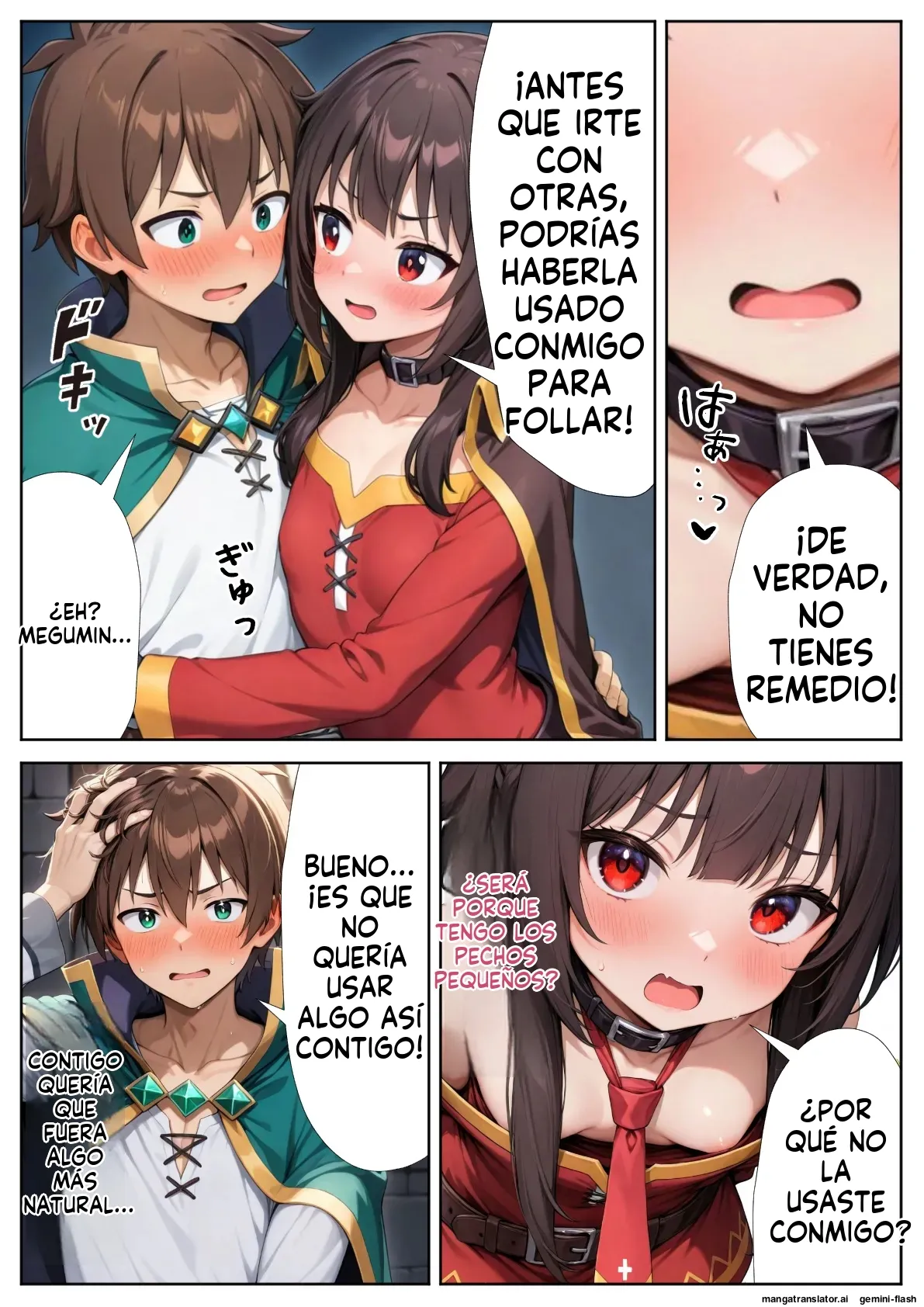 Kono Subarashii Harem ni Syukufuku o! - Daburu Kuriku (Spanish) MTL 67eme image