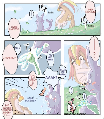 [Mikaduki Karasu] Pigeot x Espeon (Pokémon) [Spanish] [Red Fox Makkan] numero di immagine  1