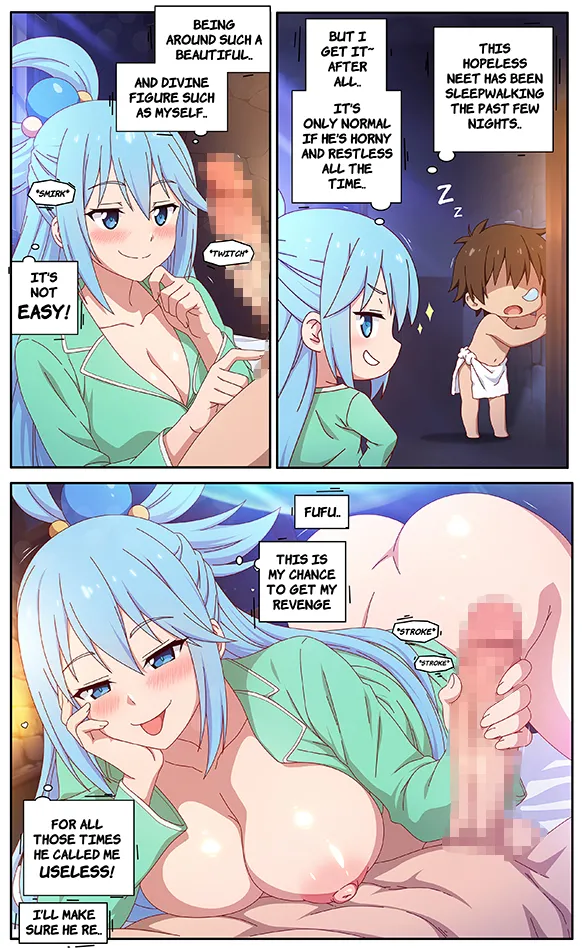 [Blue-Senpai] Aqua (Konosuba) [English] 이미지 번호 1