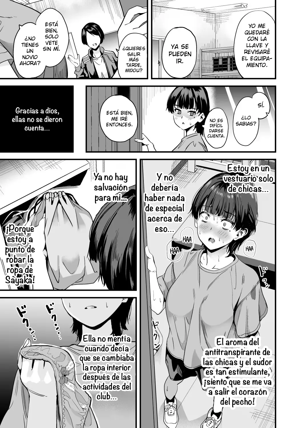 [Senpenbankashiki (DATE)] Watashi wa Class no Danshi ni... [Spanish] [TF Scans] 14eme image