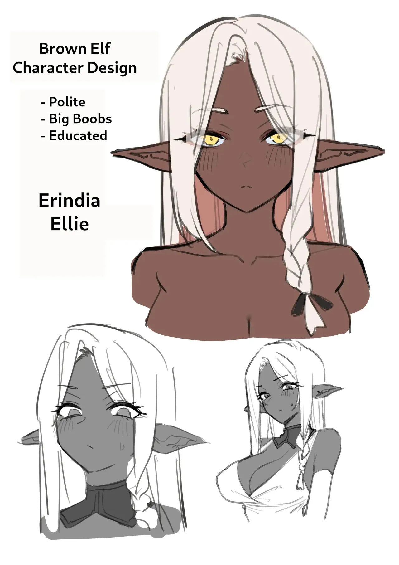 [MM] Helping a Dark Elf and Getting a Favor In Return -- Kasshoku Elf o Tasuketara Ongaeshi Sareta Hanashi изображение № 25