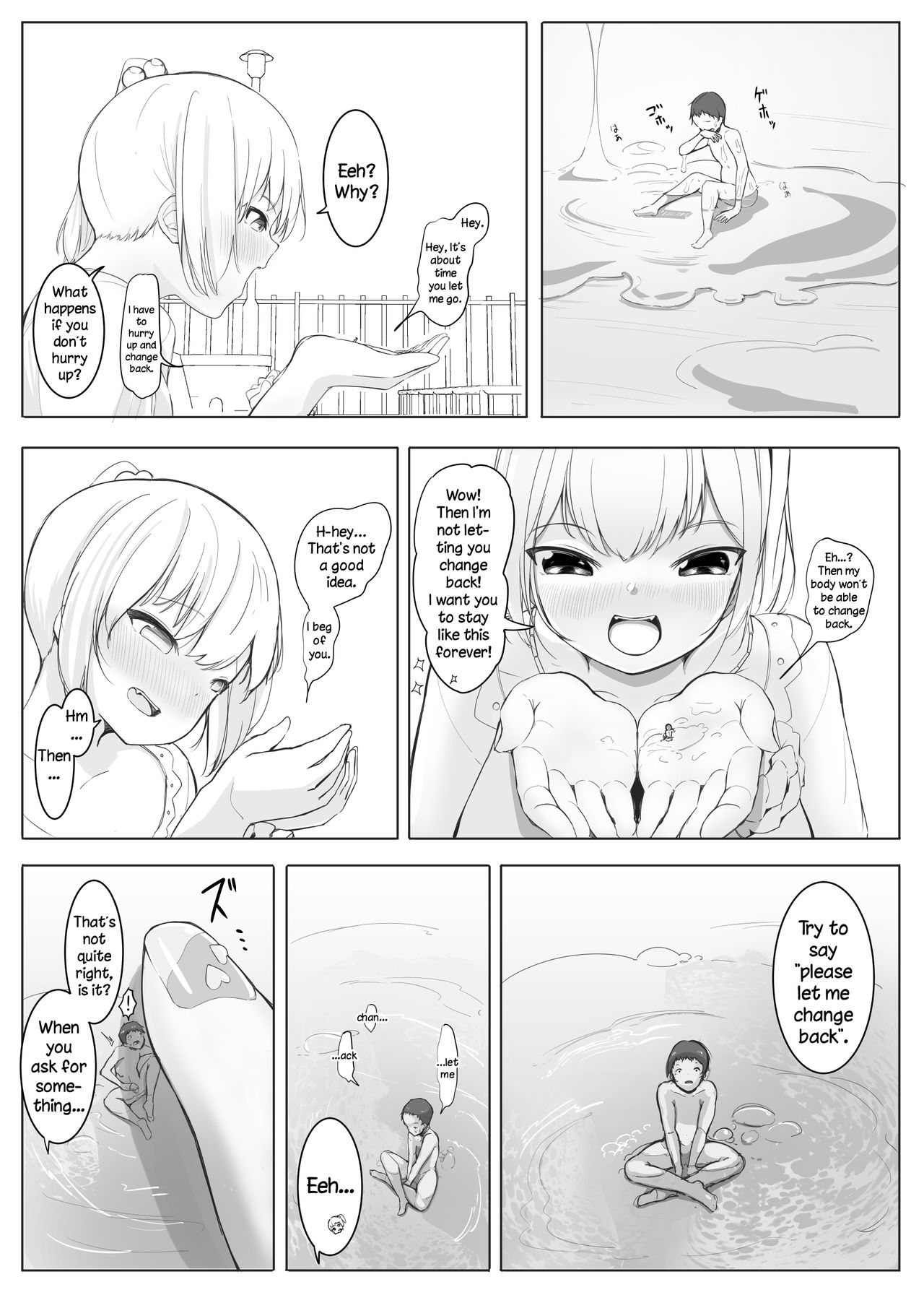 [Marushamo] Chiisaku Natte Onna no Ko ni Wakaraserareru [English] [DKKMD Translations] image number 2