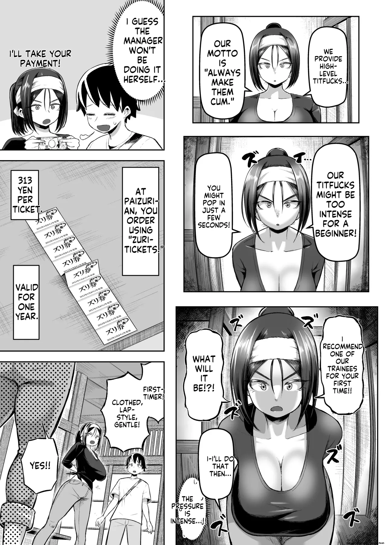 Sakutto Nukeru Ninki no Paizuri-ya-san (Reupload) image number 6