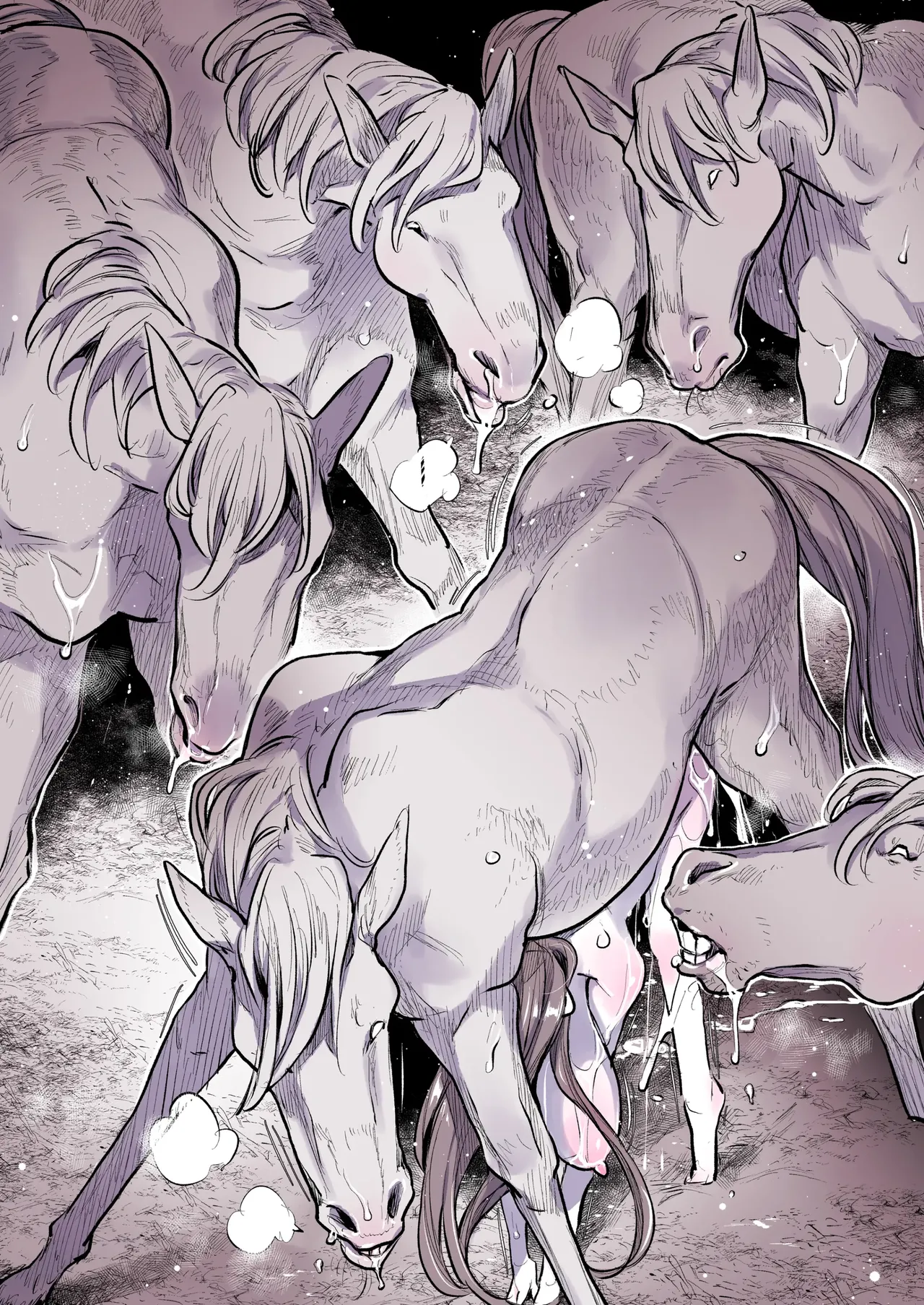 [ANIMAL SERVICE (Haison)] Ouma no Seishori Kakari no Onee-san vol.2 ｜말의 성처리 담당 누나2 [Digital] [Korean] numero di immagine  26