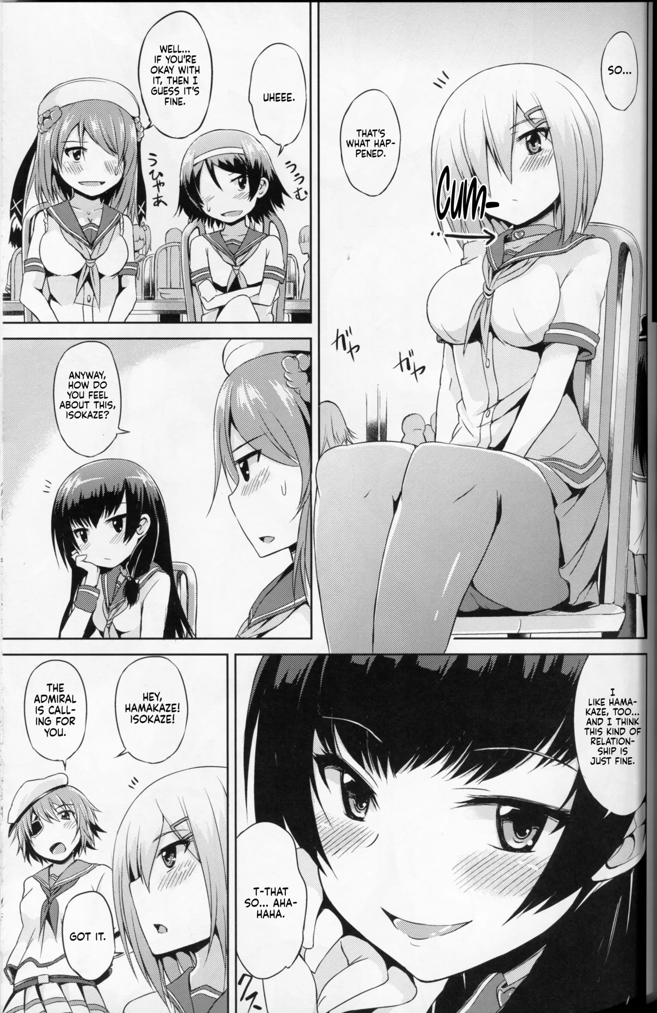 (SC2016 Winter) [Mizuwari Neko (Toyo)] Masochistic Destroyer Hamakaze | Kuchikukan M-kaze (Kantai Collection -KanColle-) [English] [Sonarin迫] 28eme image