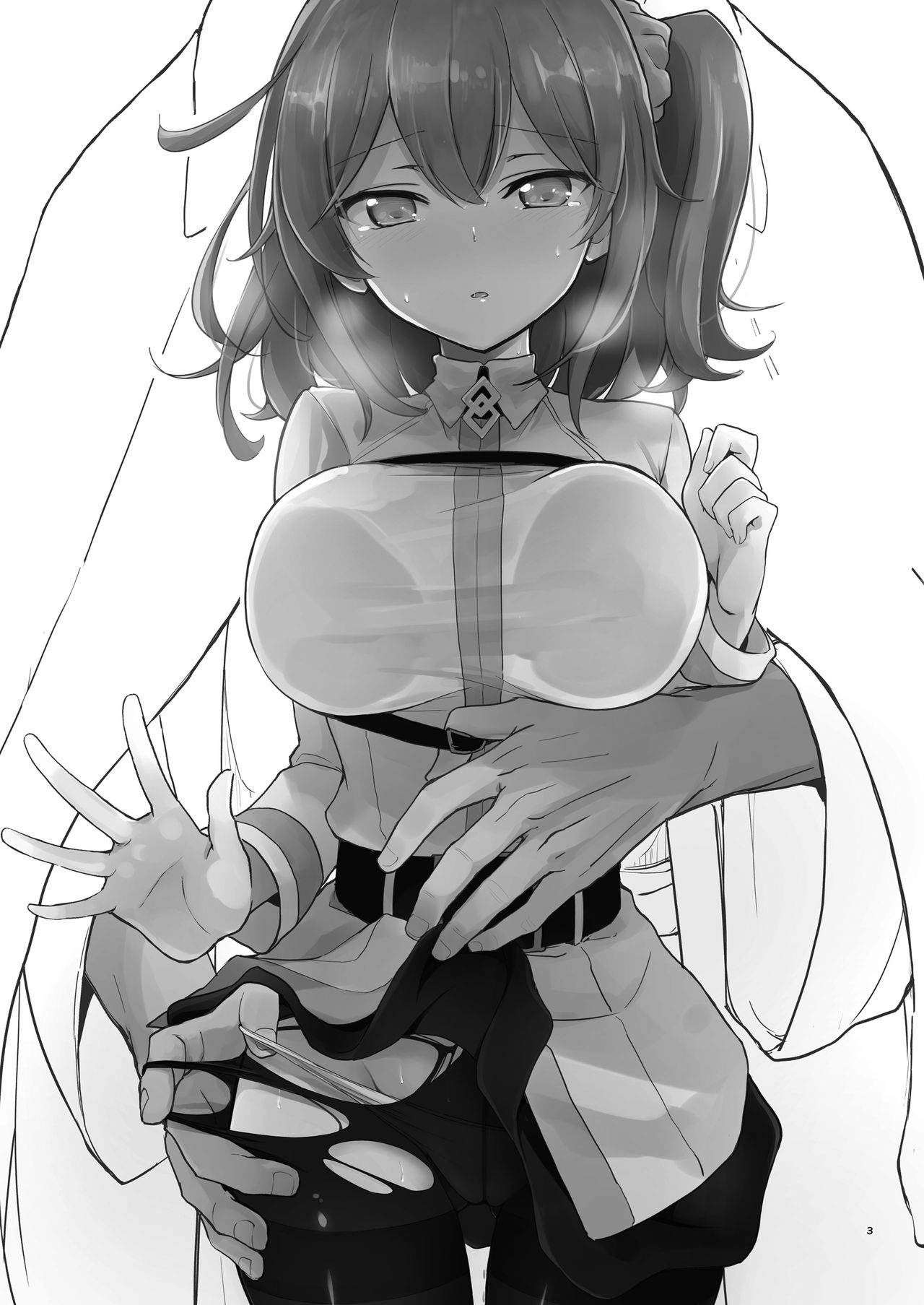 [macrown (Akizuki Mac)] Heisho Micchaku Trap-chuu ni Enkaku Shokushu ni Ijirarete Hakonai ga Kanzen ni Ecchi na Kuuki ni Nacchaimashita (Fate/Grand Order) [English] [xinsu] [Digital] image number 2