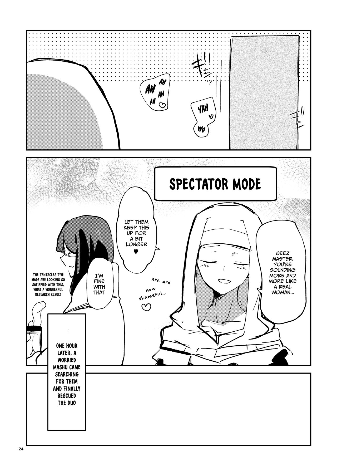 [macrown (Akizuki Mac)] Heisho Micchaku Trap-chuu ni Enkaku Shokushu ni Ijirarete Hakonai ga Kanzen ni Ecchi na Kuuki ni Nacchaimashita (Fate/Grand Order) [English] [xinsu] [Digital] image number 23