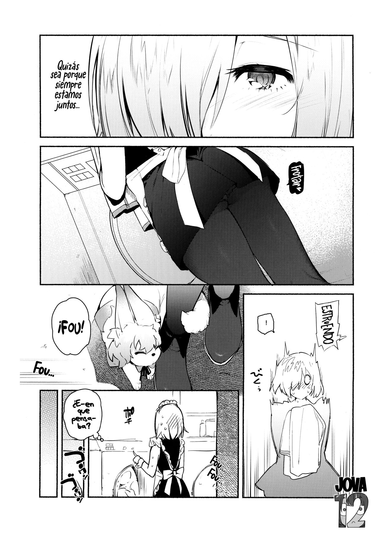 (C93) [Yuzuya (Yuzuha)] Kouhai Maid ga Osewa o Shite Kureru You desu (Fate/Grand Order) [Spanish] [UH12] imagen número 8