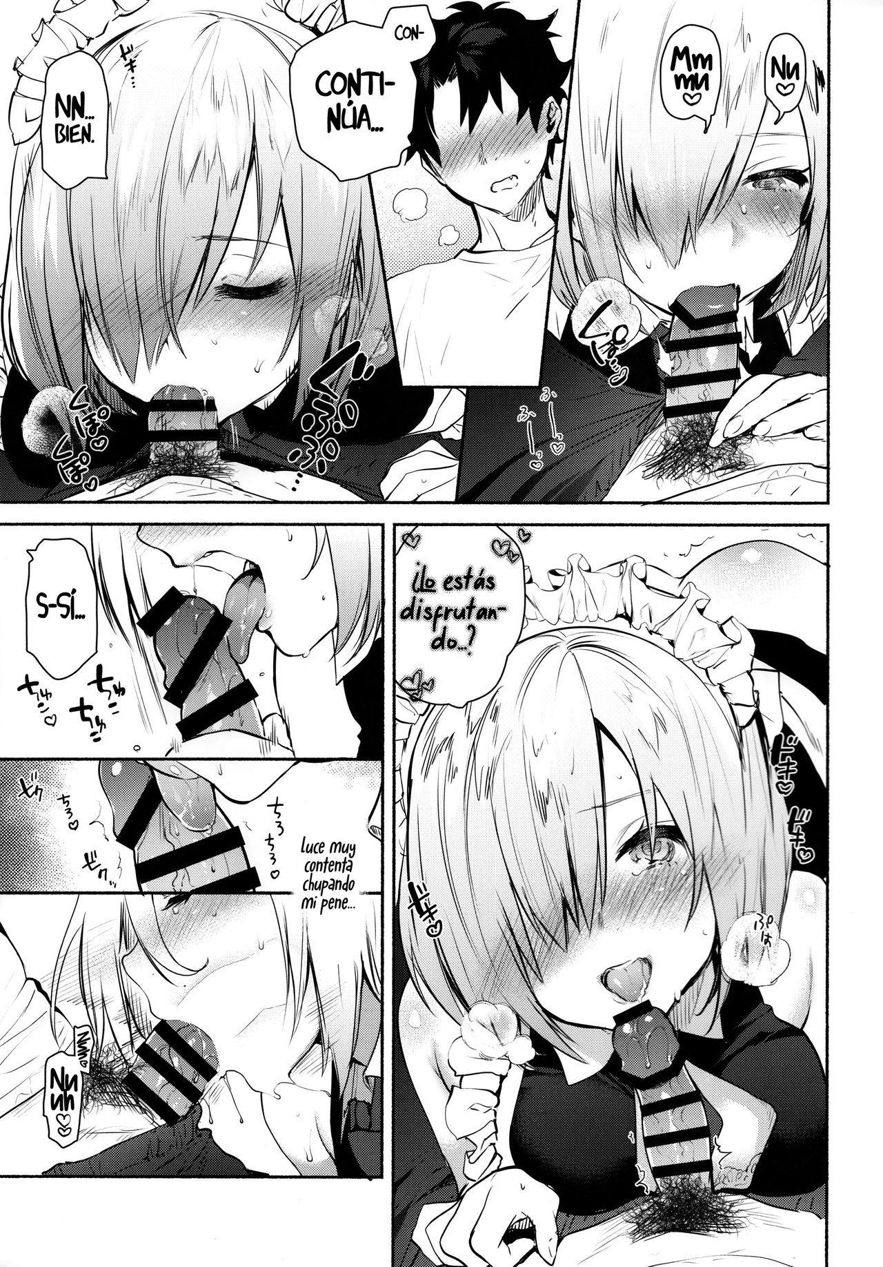 (C93) [Yuzuya (Yuzuha)] Kouhai Maid ga Osewa o Shite Kureru You desu (Fate/Grand Order) [Spanish] [UH12] imagen número 14