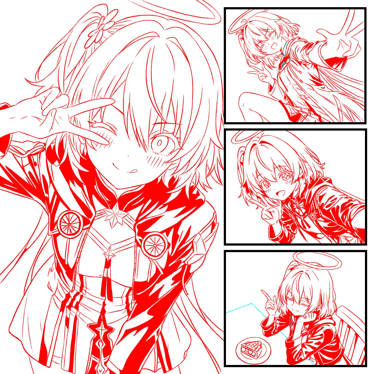 [トキビト] イベントで可愛かったエクシアの爆発カウントシーン存在しない記憶 (アークナイツ) numero di immagine  4