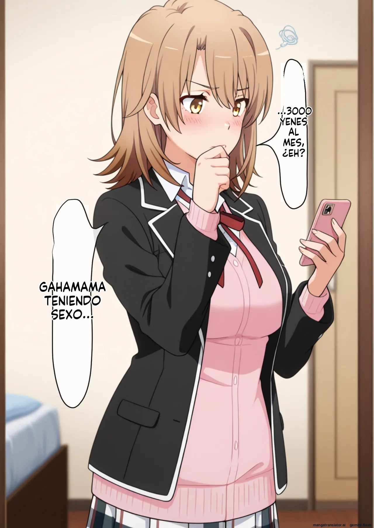 Iroha Isshiki ha Rinzin no Aegi Goede Onani Siteiru 3 - Beronasu (Spanish) MTL 102eme image