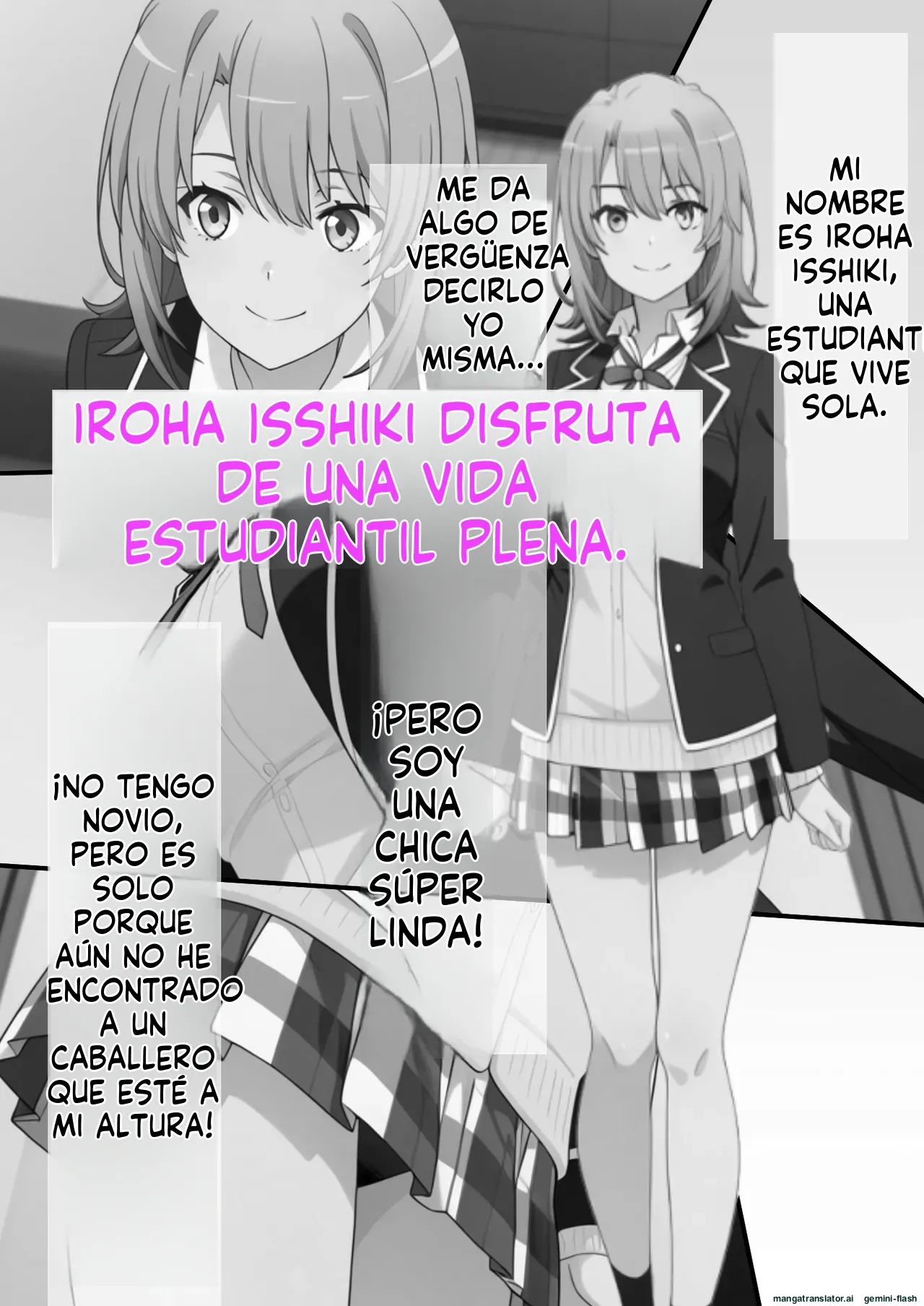 Iroha Isshiki ha Rinzin no Aegi Goede Onani Siteiru 4 - Beronasu (Spanish) MTL 3eme image