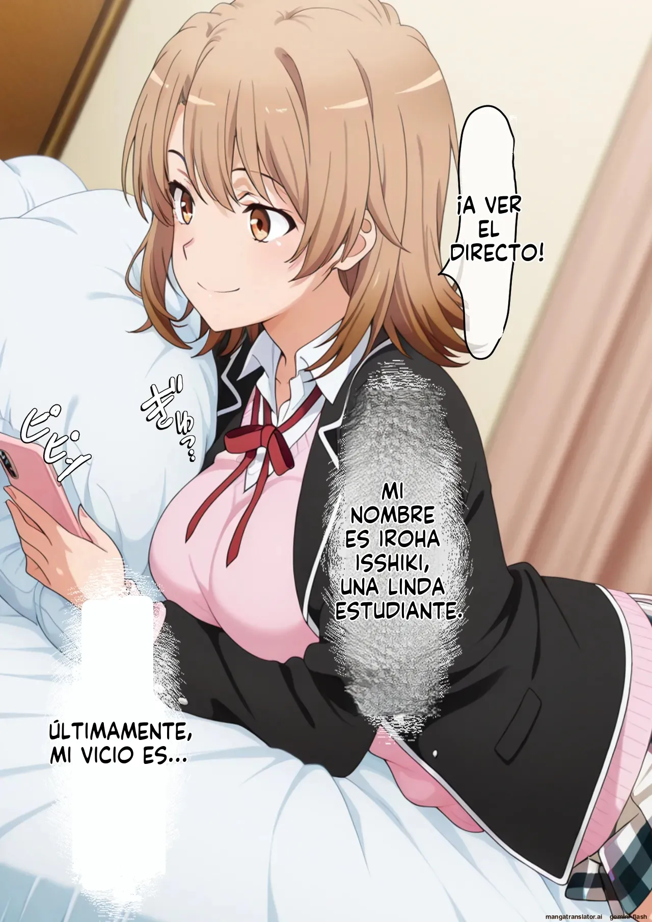 Iroha Isshiki ha Rinzin no Aegi Goede Onani Siteiru 4 - Beronasu (Spanish) MTL 13eme image