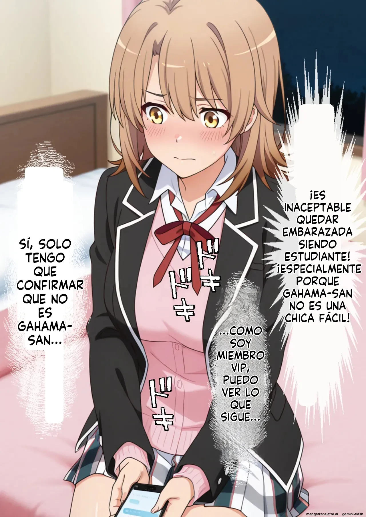 Iroha Isshiki ha Rinzin no Aegi Goede Onani Siteiru 4 - Beronasu (Spanish) MTL 30eme image