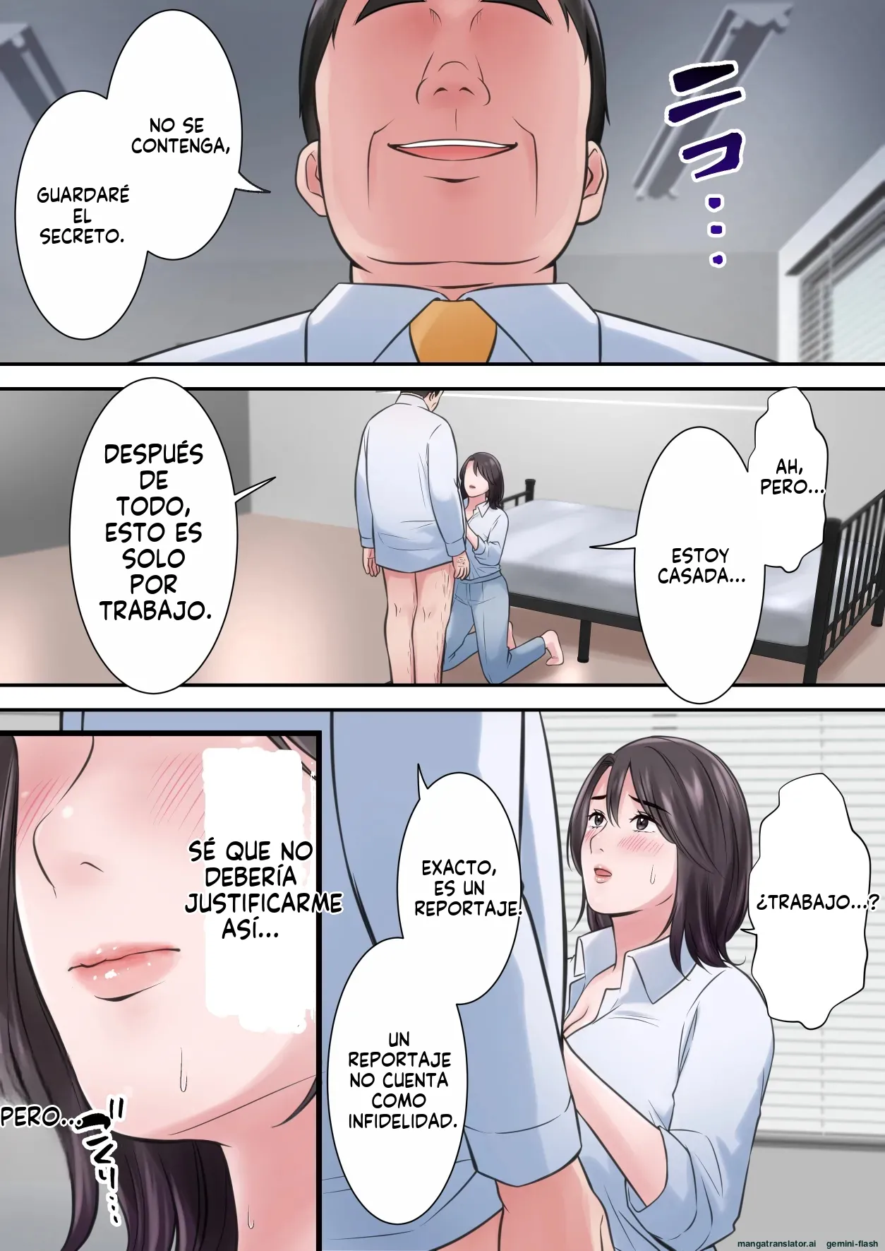 Oshare na BariCare Henshuuchou ga Gehin na Oji-san ni Netorareru made (Spanish) MTL 画像番号 51