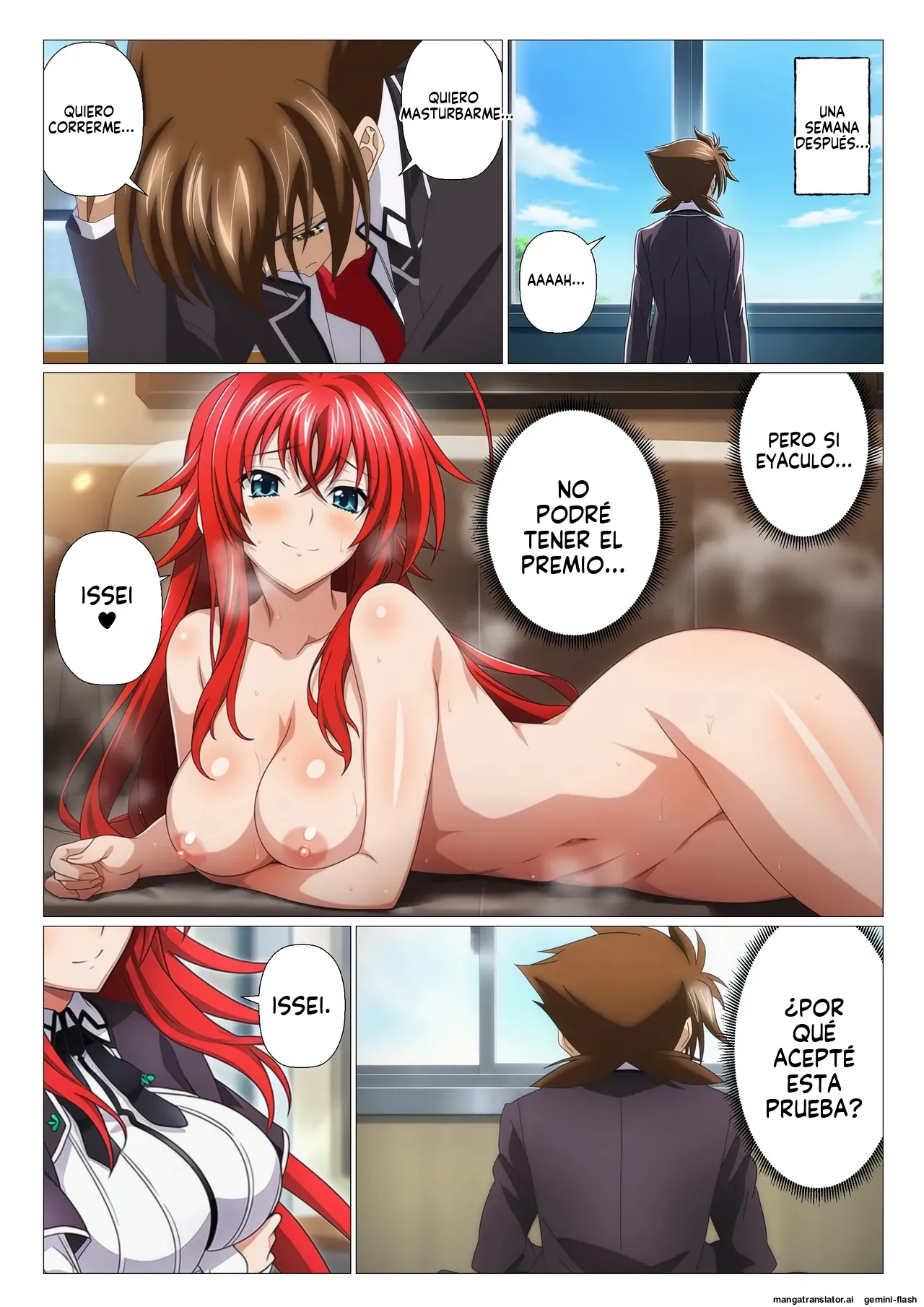 Moshi Rias-tachi ga issei no shaseikanri shitara - サークル休館日 (Spanish) MTL 6eme image