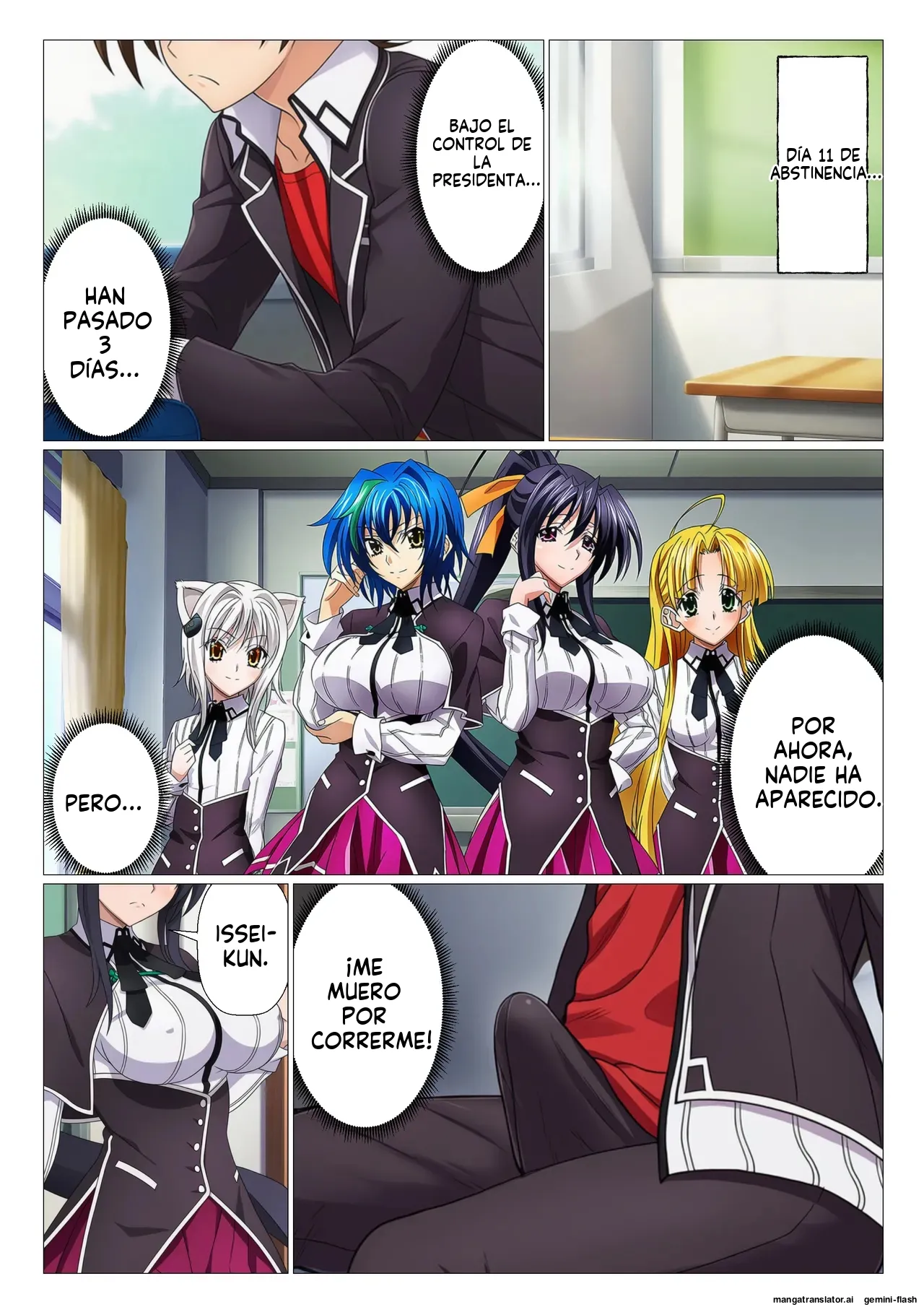 Moshi Rias-tachi ga issei no shaseikanri shitara - サークル休館日 (Spanish) MTL 20eme image