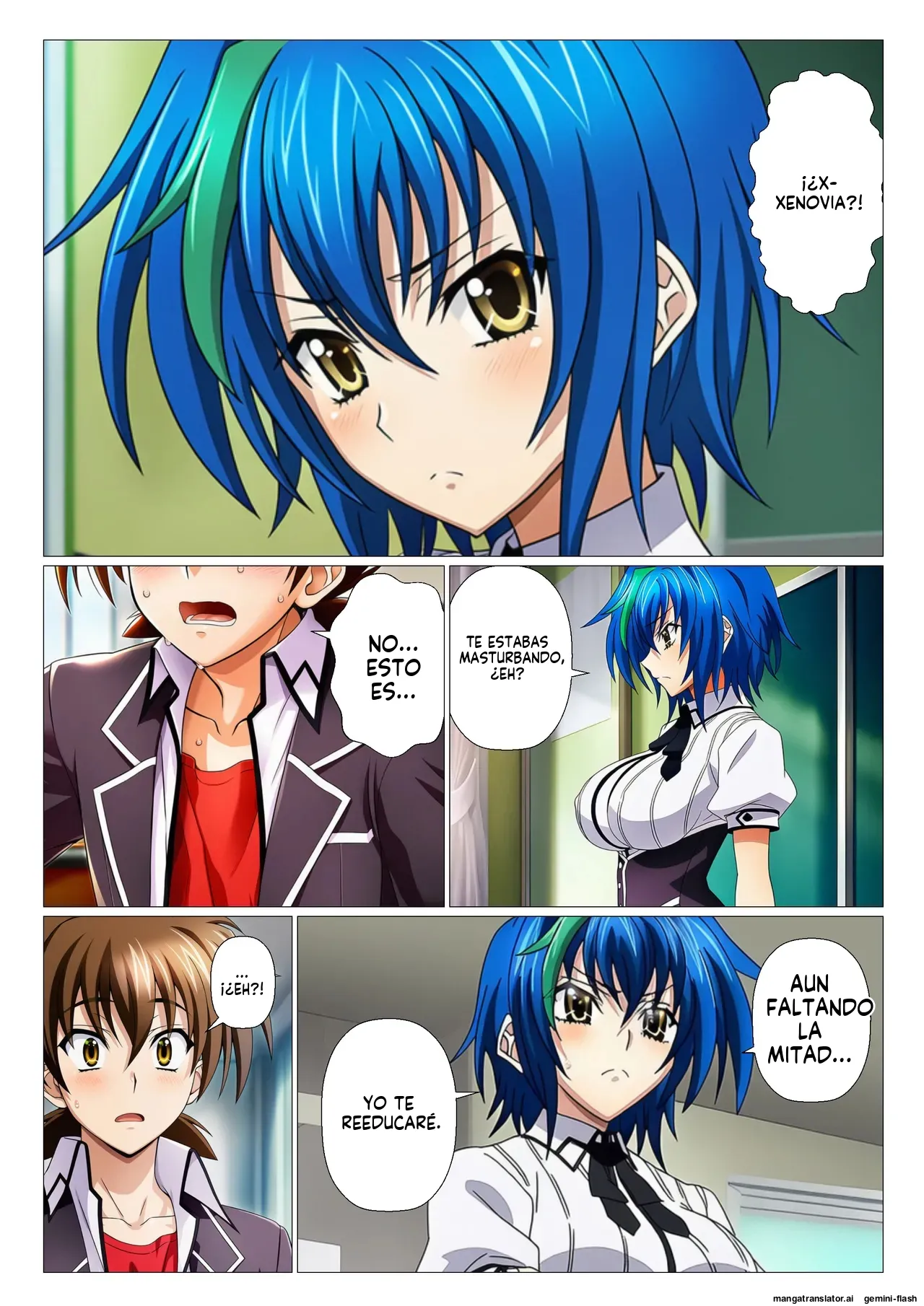 Moshi Rias-tachi ga issei no shaseikanri shitara - サークル休館日 (Spanish) MTL 35eme image