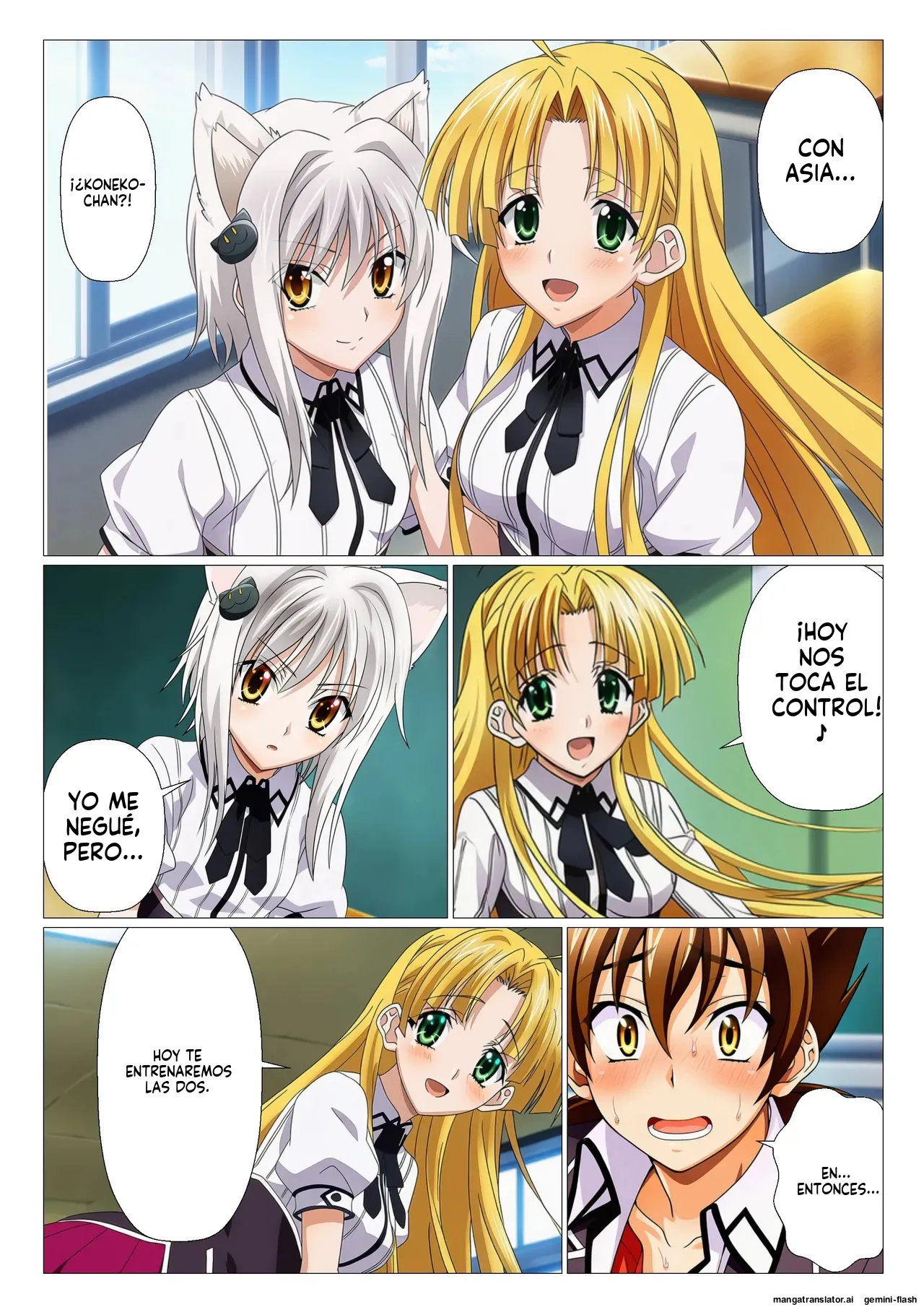 Moshi Rias-tachi ga issei no shaseikanri shitara - サークル休館日 (Spanish) MTL 47eme image