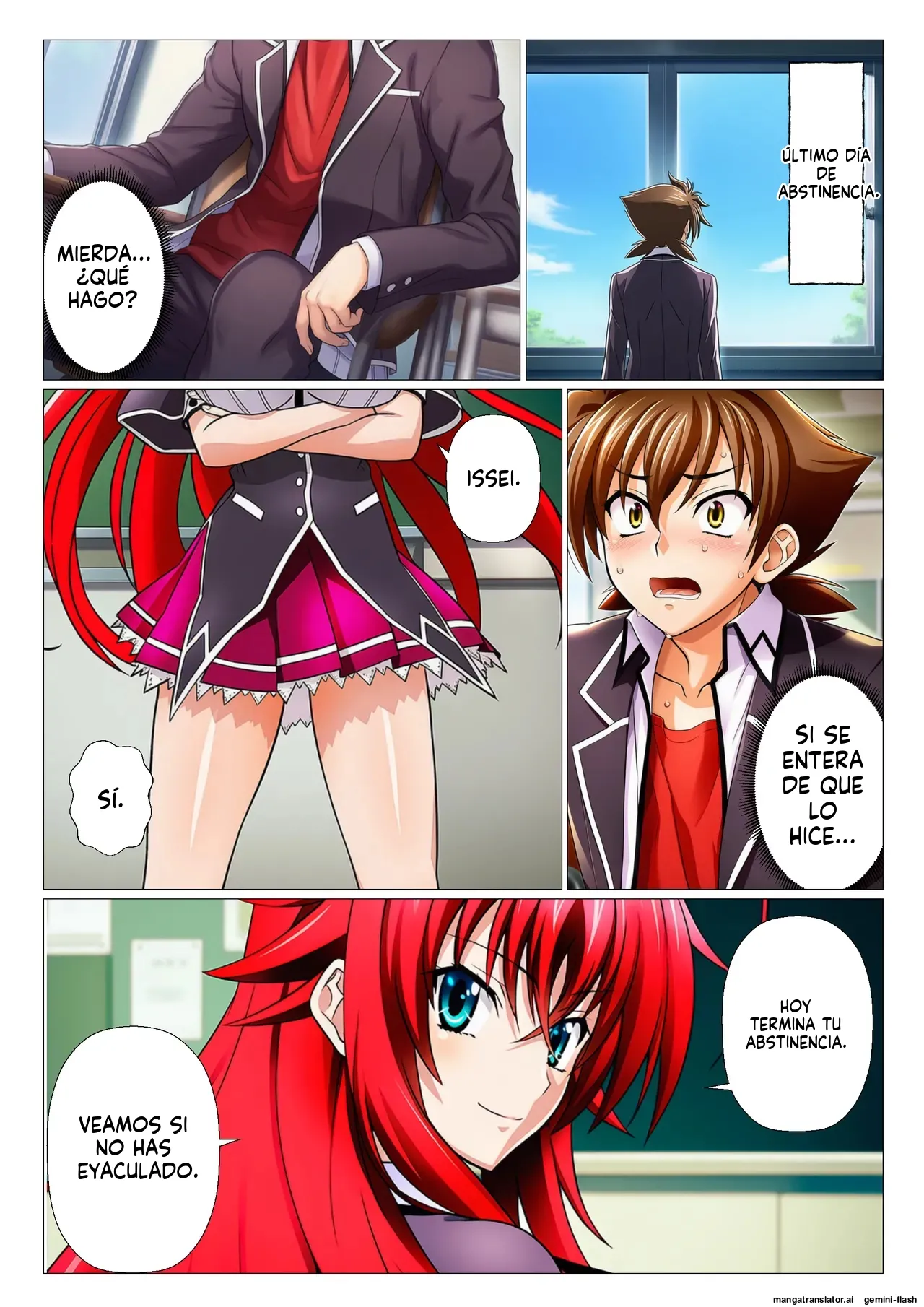 Moshi Rias-tachi ga issei no shaseikanri shitara - サークル休館日 (Spanish) MTL 78eme image