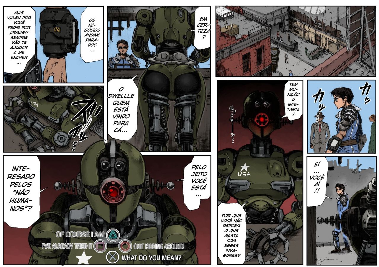[Double Deck Seisakujo (Double Deck)] KILL'EM ALL! (Fallout 4) [Portuguese-BR] [Colorized] 이미지 번호 4