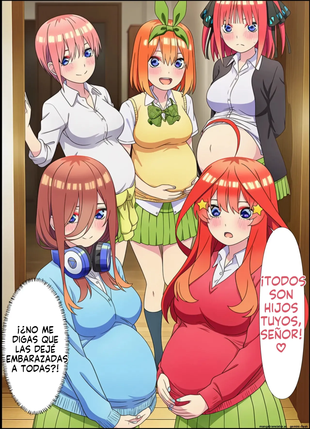 Cui De Go Hitoshi Bun No Hanayome E Naka-dashi Zetsurin Ojisan No Tanetsuke De Bote Hara Harem Ran jiao Seikatsu - ぬきのすけ (Spanish) MTL 90eme image