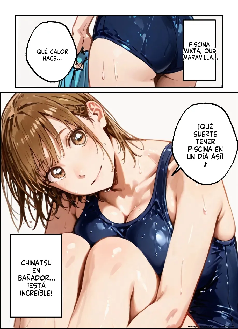 Echi no Hako yokkyu fuman no Chinatsu ga kyonyu o yurashite-chuu dashi netorare - 寝取られ三四郎 (Spanish) MTL 8eme image