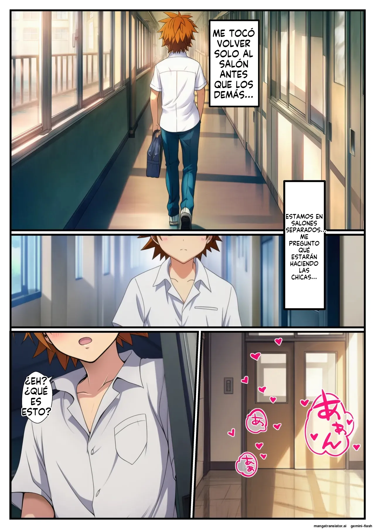 Ecchi Na Jugyou De Hiroin 5 Hito O Haramase Ru Hanashi - 外出し失敗 (Spanish) MTL 58eme image