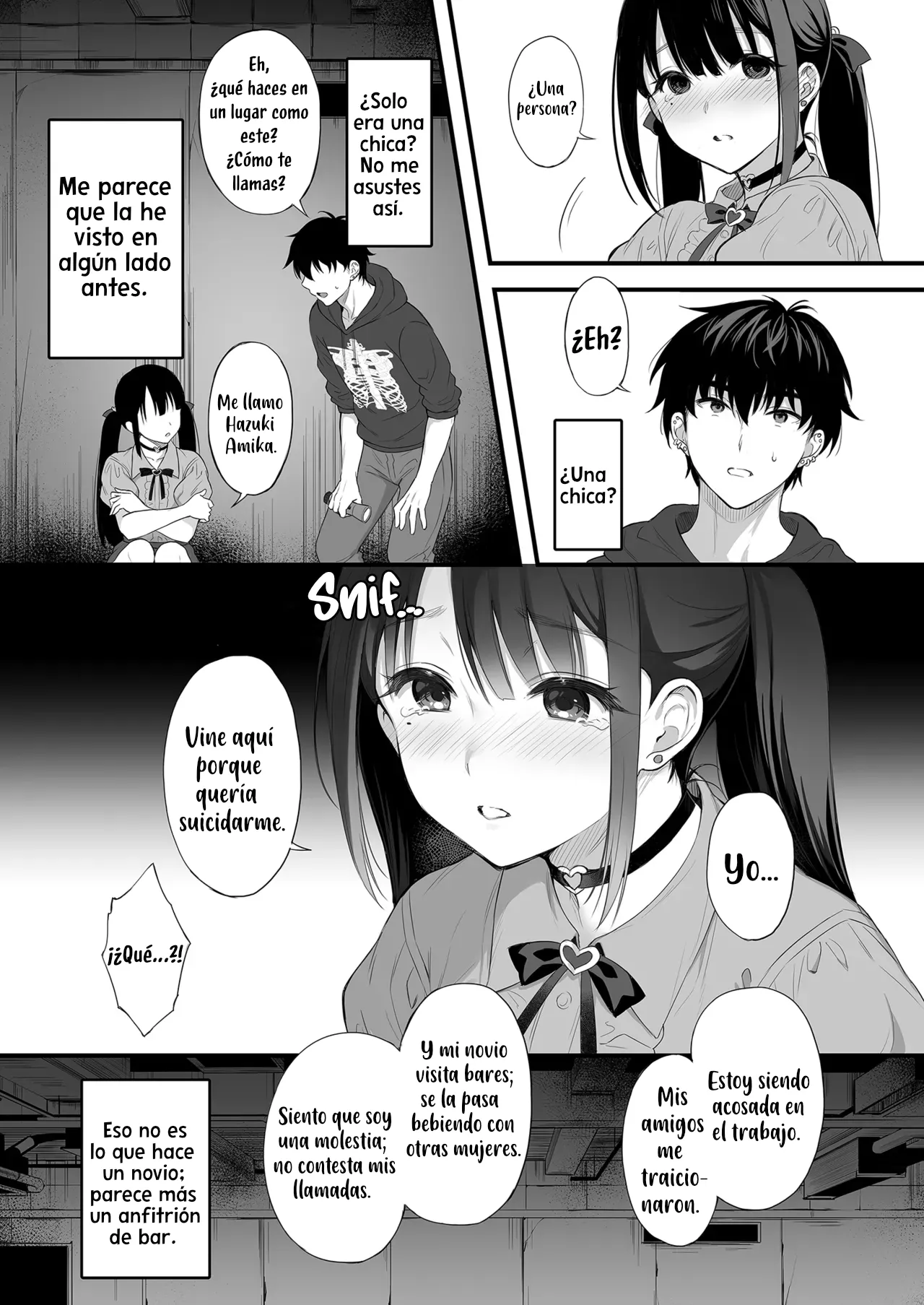 [Ameno Shigure] Haikyo de Jirai Joshi to Yonaka Juu Nakadashi Sex shita Hanashi 01 Bildnummer 5