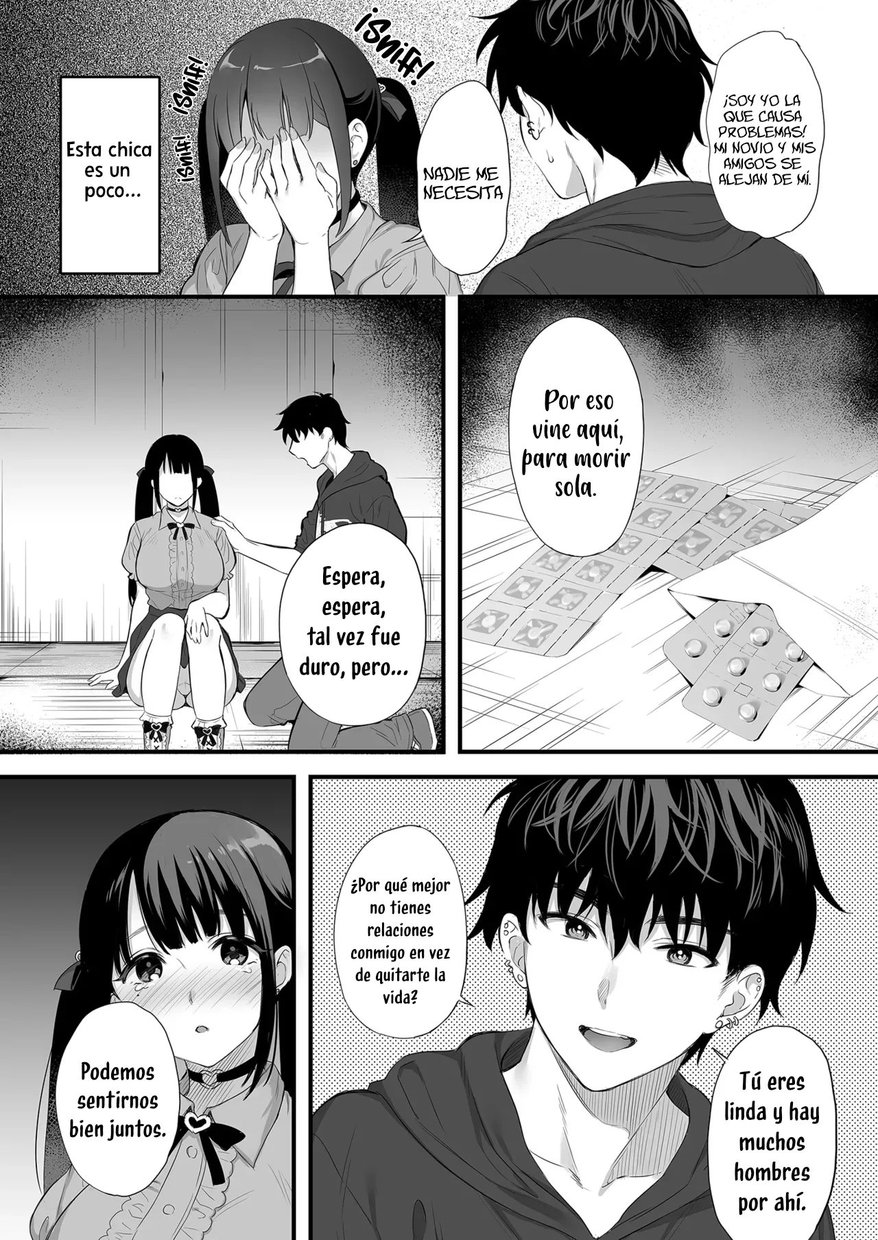 [Ameno Shigure] Haikyo de Jirai Joshi to Yonaka Juu Nakadashi Sex shita Hanashi 01 Bildnummer 6