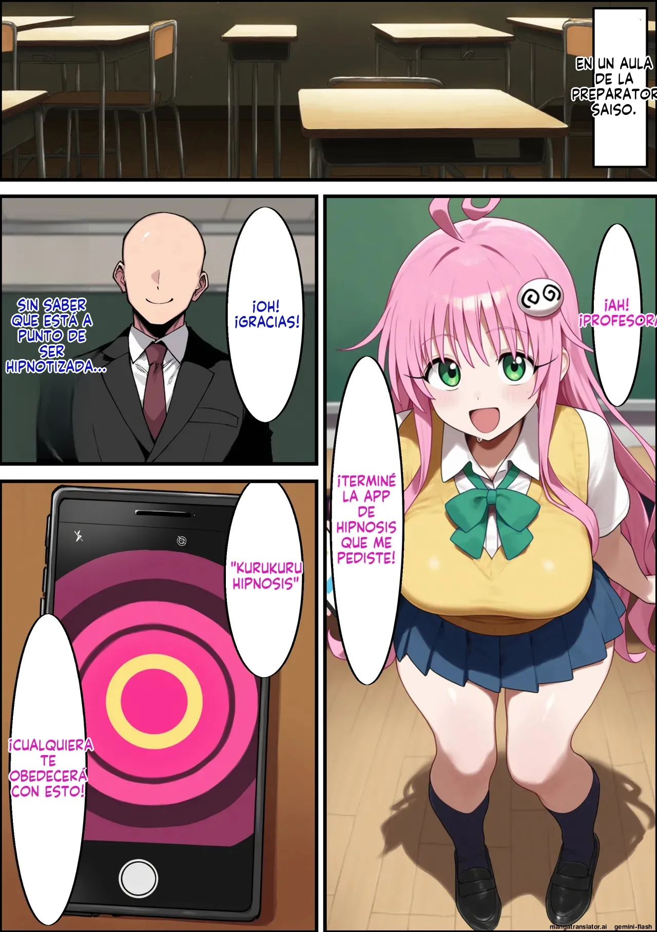 Saimin apuri de momo to rara o sen'nō shite netotte harama seru ~tsu! - あちちハウス (Spanish) MTL 2eme image