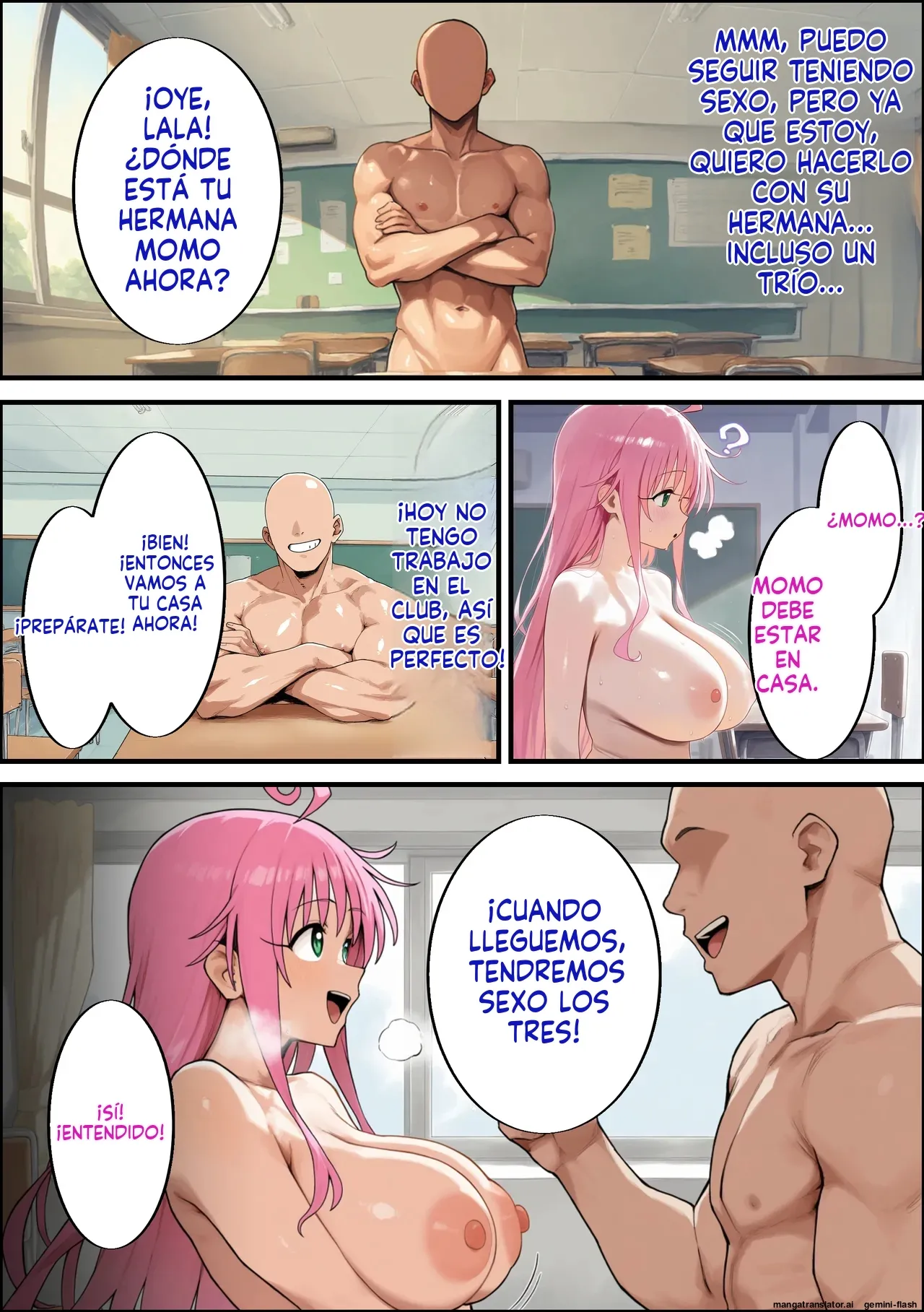 Saimin apuri de momo to rara o sen'nō shite netotte harama seru ~tsu! - あちちハウス (Spanish) MTL 18eme image