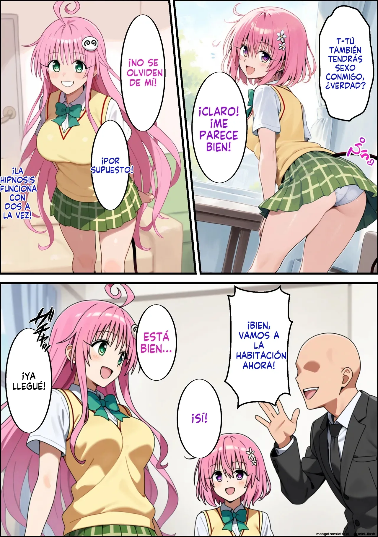 Saimin apuri de momo to rara o sen'nō shite netotte harama seru ~tsu! - あちちハウス (Spanish) MTL 21eme image