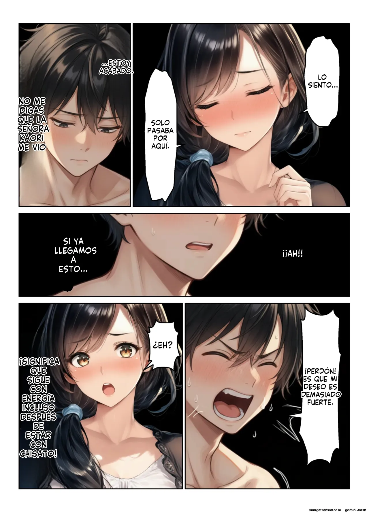 Kindan no oyakodonburi haremusekkusu de oyako o haramaseta-banashi - ヌキっぱなし (Spanish) MTL imagen número 27