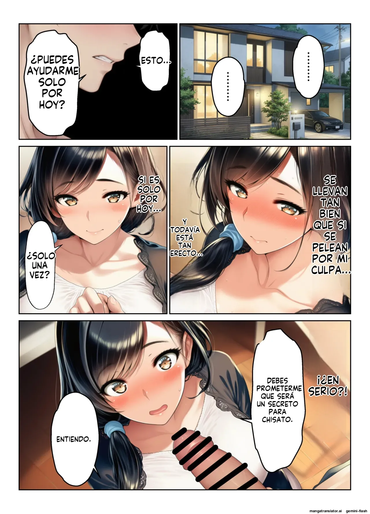 Kindan no oyakodonburi haremusekkusu de oyako o haramaseta-banashi - ヌキっぱなし (Spanish) MTL imagen número 28