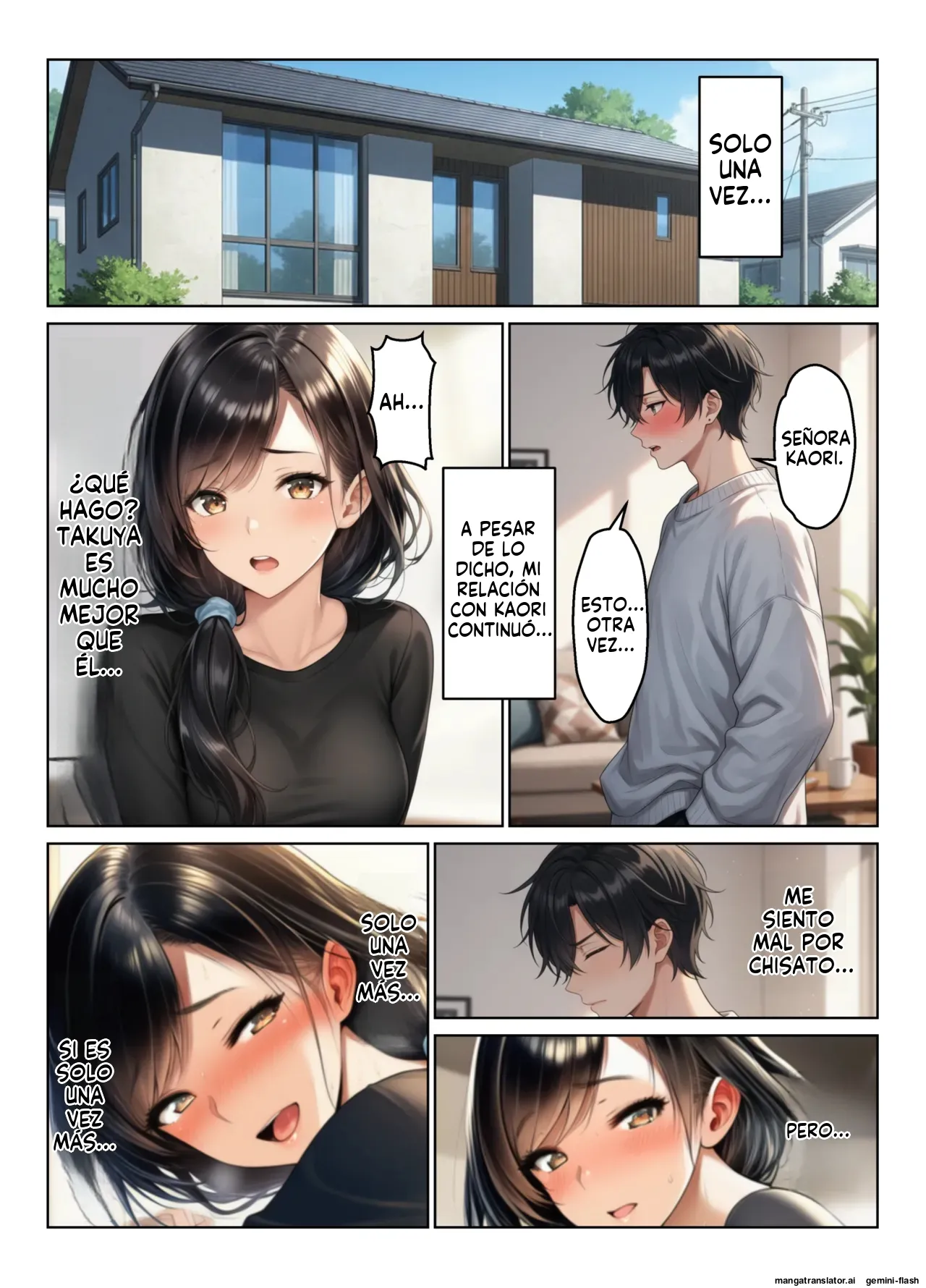 Kindan no oyakodonburi haremusekkusu de oyako o haramaseta-banashi - ヌキっぱなし (Spanish) MTL imagen número 39