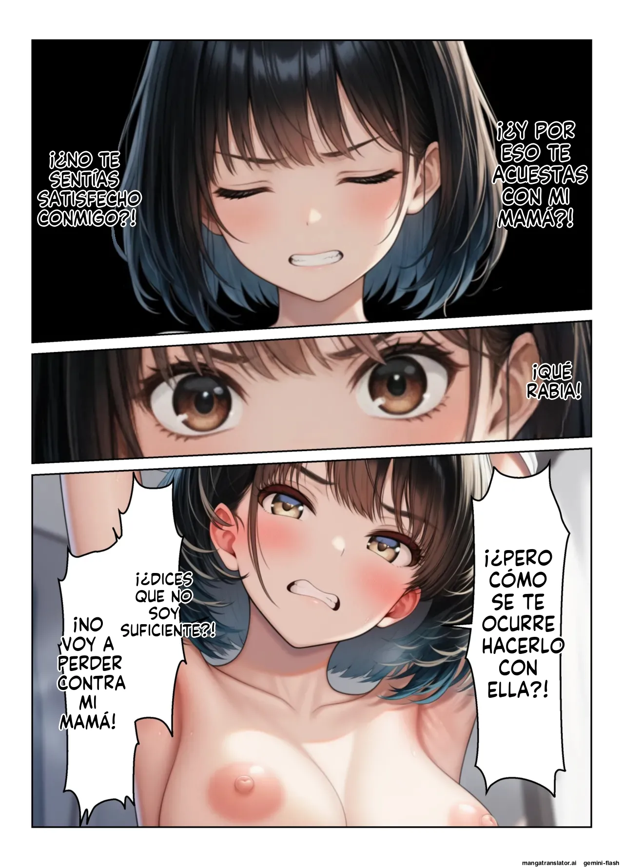 Kindan no oyakodonburi haremusekkusu de oyako o haramaseta-banashi - ヌキっぱなし (Spanish) MTL imagen número 53