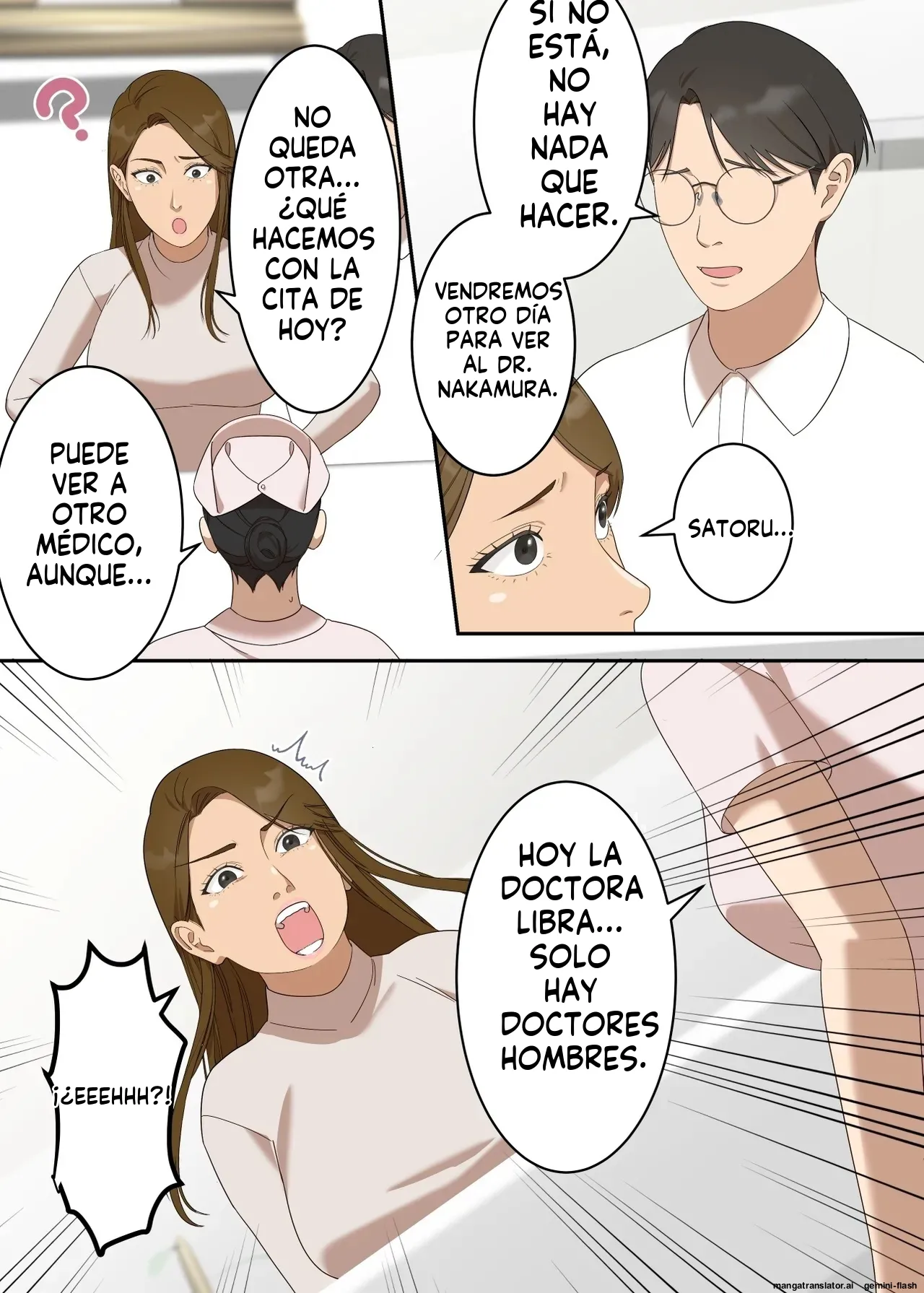 Ki no tsuyoi hitodzuma ga jīsan ishi ni mesu ochi ninshin suru made (Spanish) MTL 4eme image