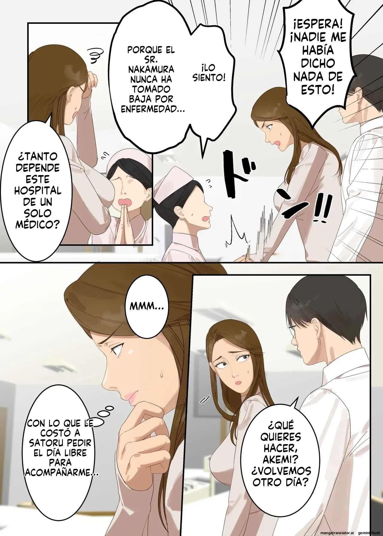 Ki no tsuyoi hitodzuma ga jīsan ishi ni mesu ochi ninshin suru made (Spanish) MTL 5eme image