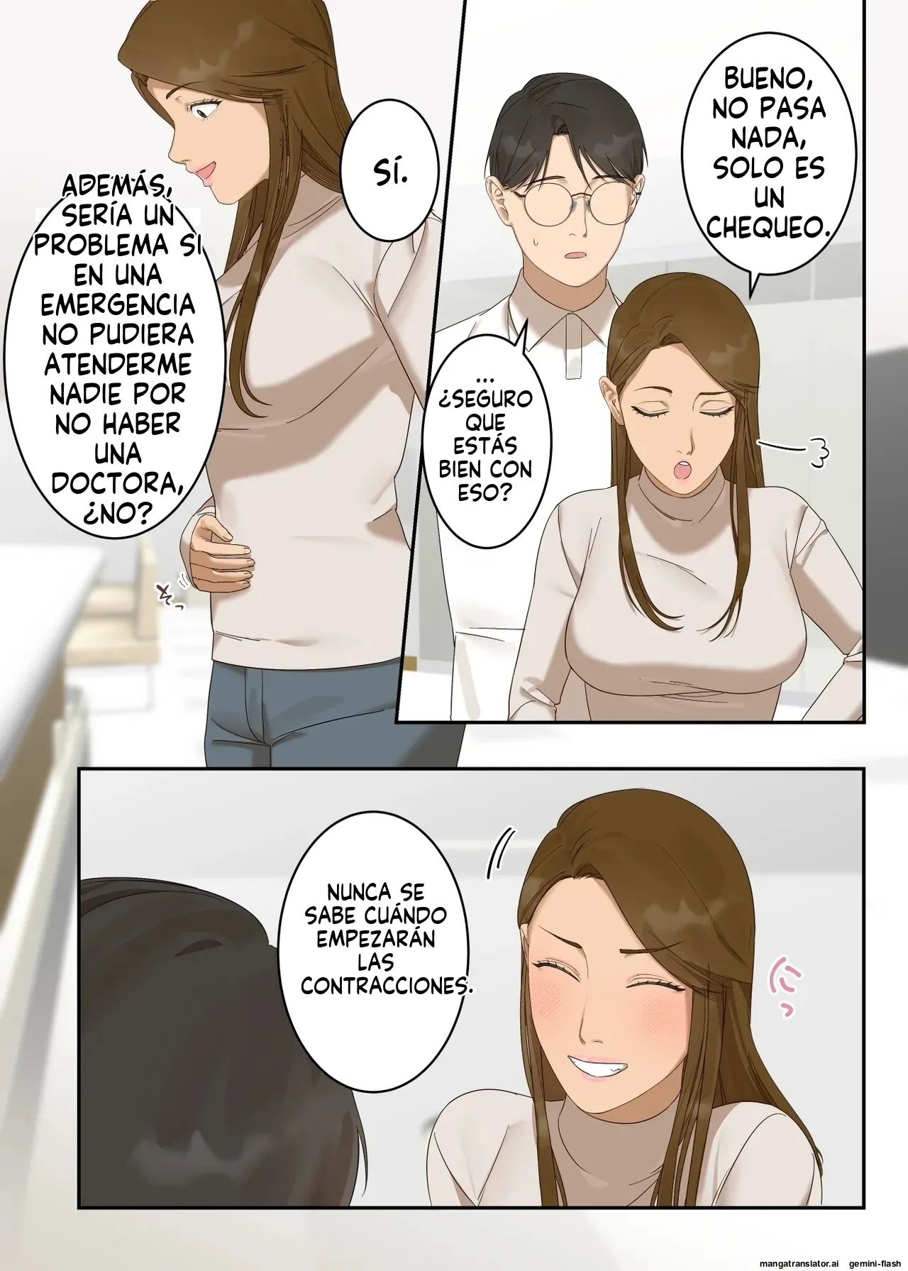 Ki no tsuyoi hitodzuma ga jīsan ishi ni mesu ochi ninshin suru made (Spanish) MTL 6eme image