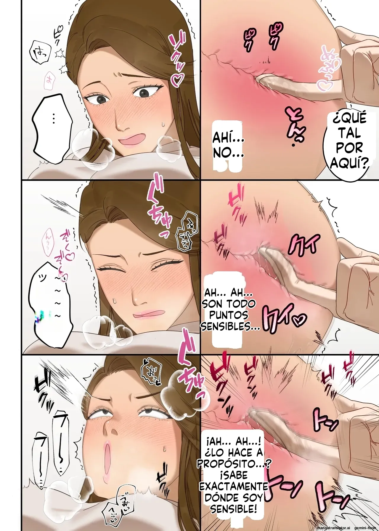 Ki no tsuyoi hitodzuma ga jīsan ishi ni mesu ochi ninshin suru made (Spanish) MTL 15eme image