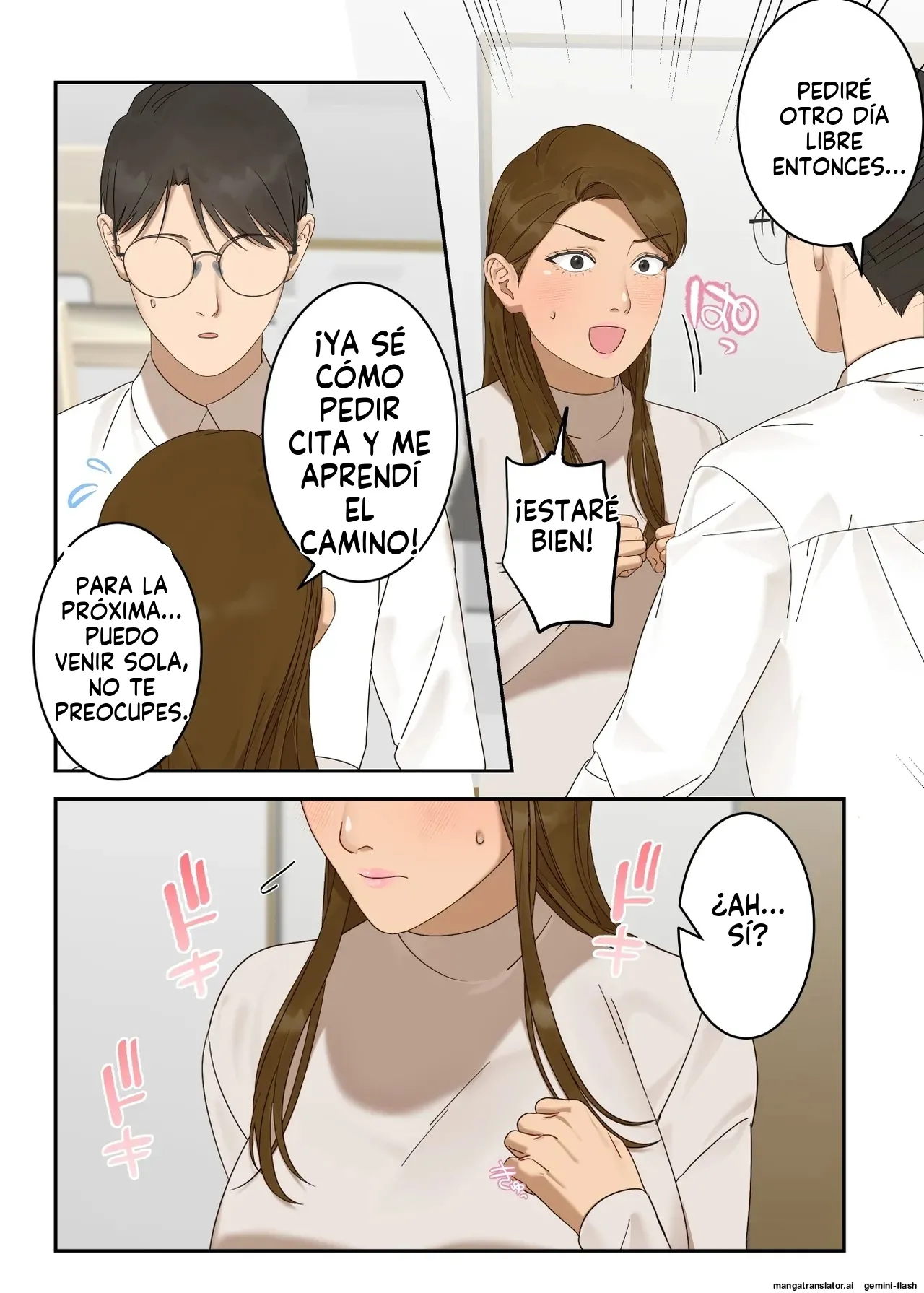 Ki no tsuyoi hitodzuma ga jīsan ishi ni mesu ochi ninshin suru made (Spanish) MTL 24eme image