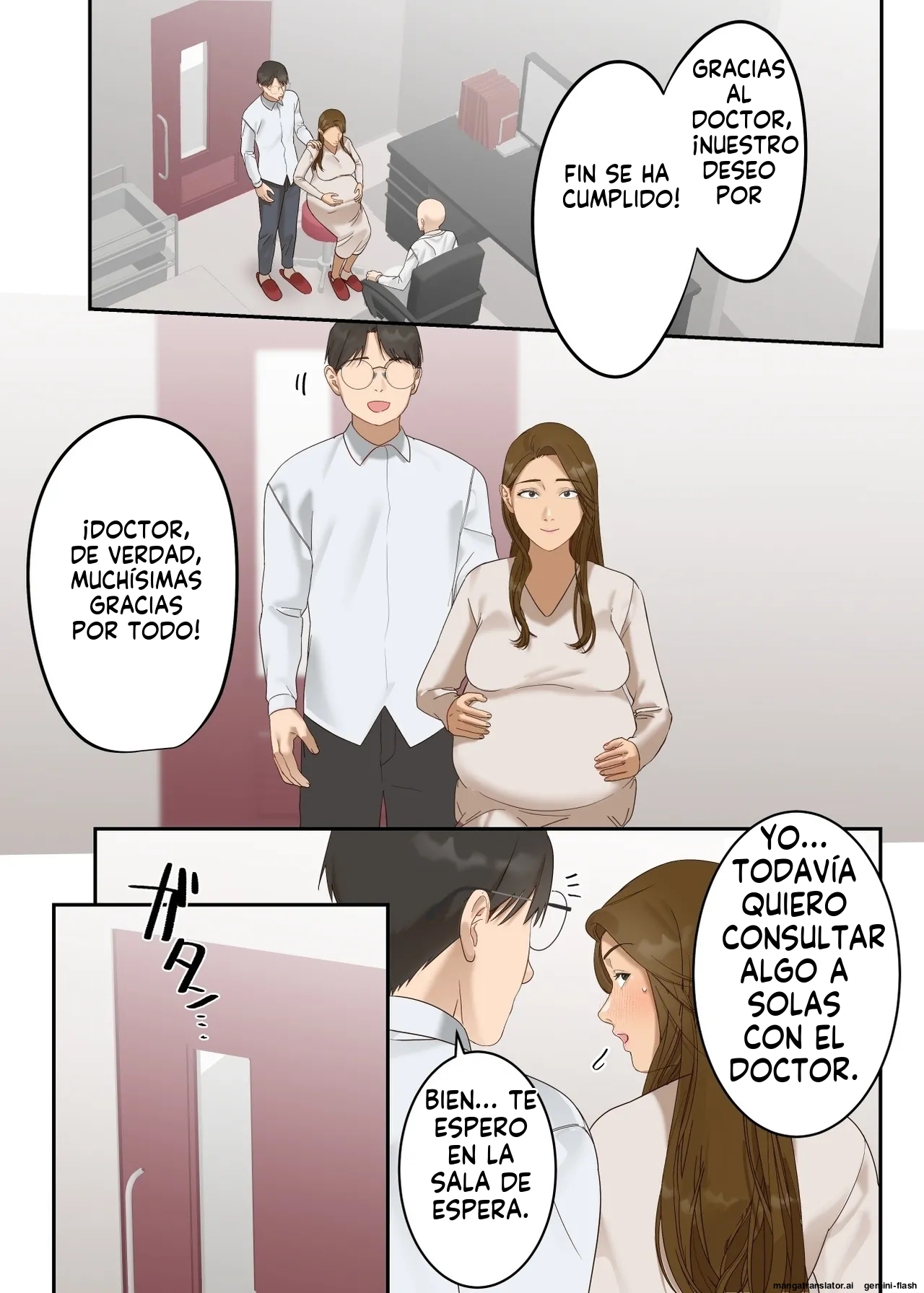 Ki no tsuyoi hitodzuma ga jīsan ishi ni mesu ochi ninshin suru made (Spanish) MTL 61eme image