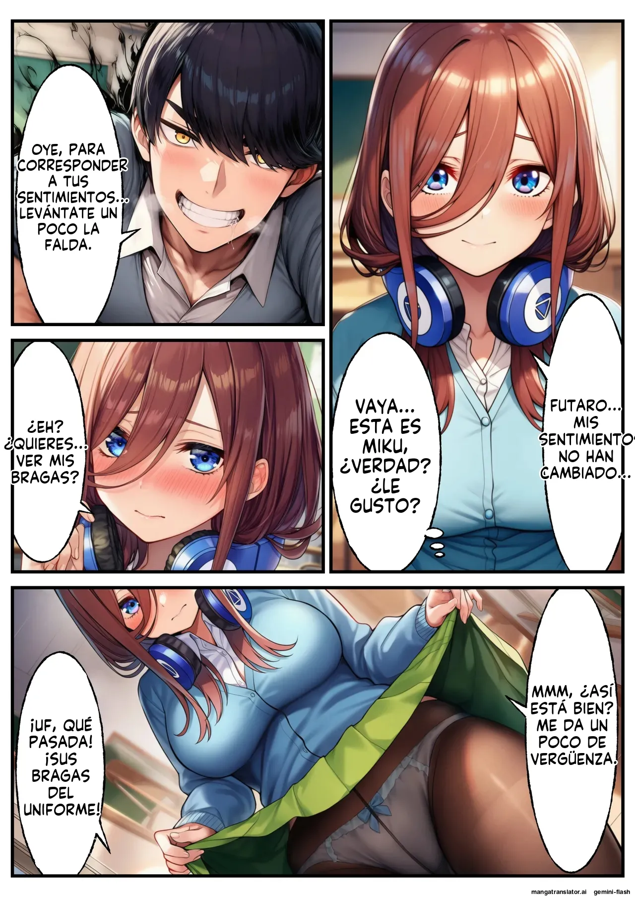 Hyoi shitara Miku to ni Osamu ni koibito-chuu dashi sekkusu de kita - 撮影記録イラスト係 (Spanish) MTL 4eme image