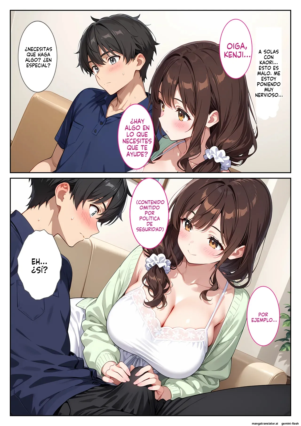 Yujin no bakunyu tsuma ni yuwaku sa rete omowazu harama seta hanashi (Spanish) MTL 7eme image