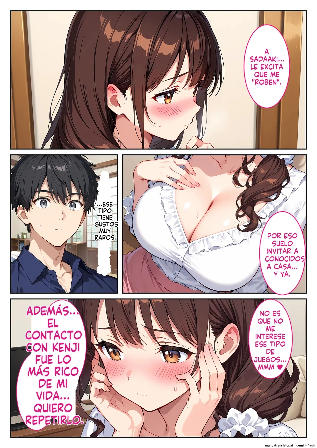 Yujin no bakunyu tsuma ni yuwaku sa rete omowazu harama seta hanashi (Spanish) MTL 31eme image