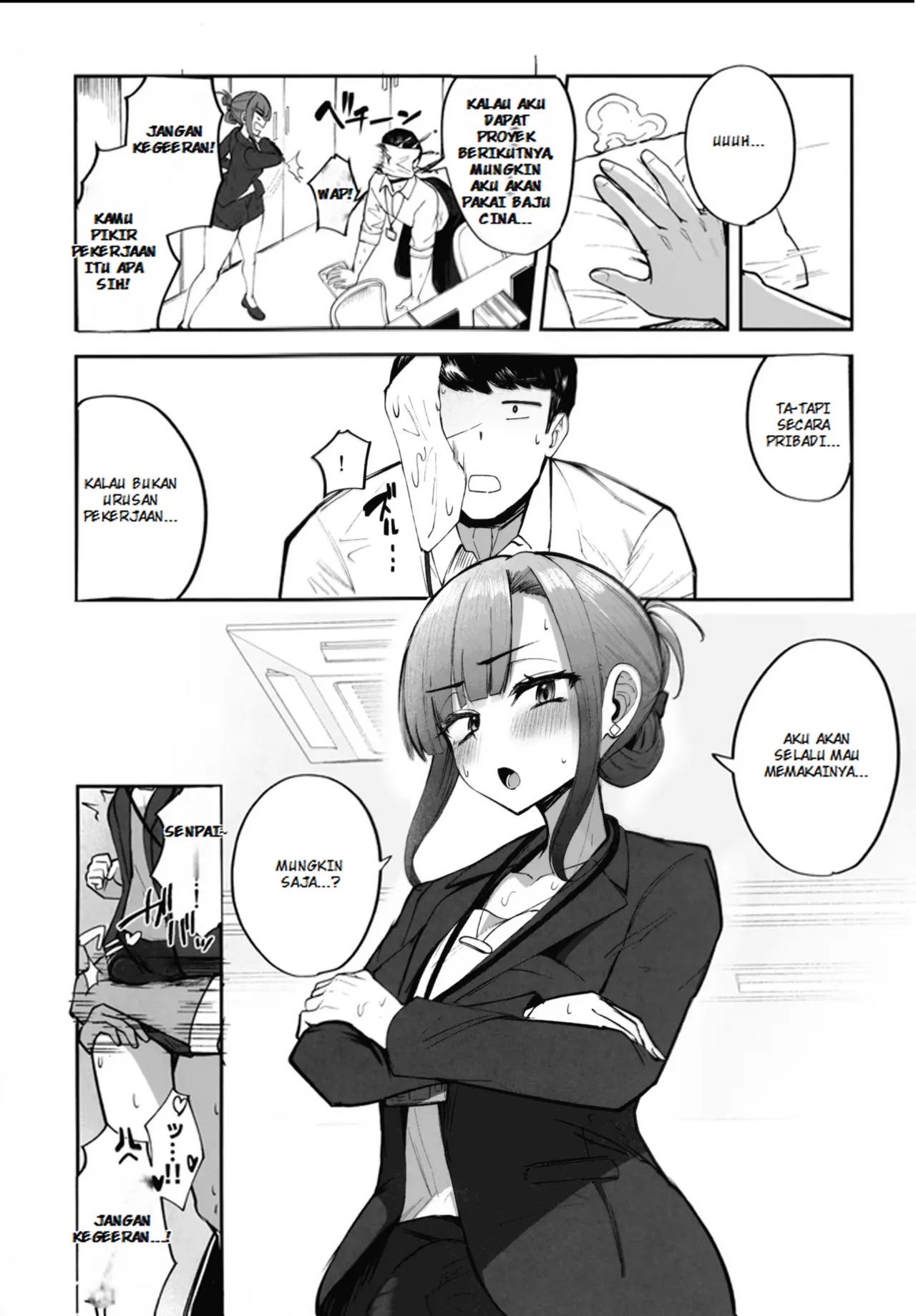 Cinta Terlarang Di Kantor Dengan Saori Senpai Si Futanari OL imagen número 38