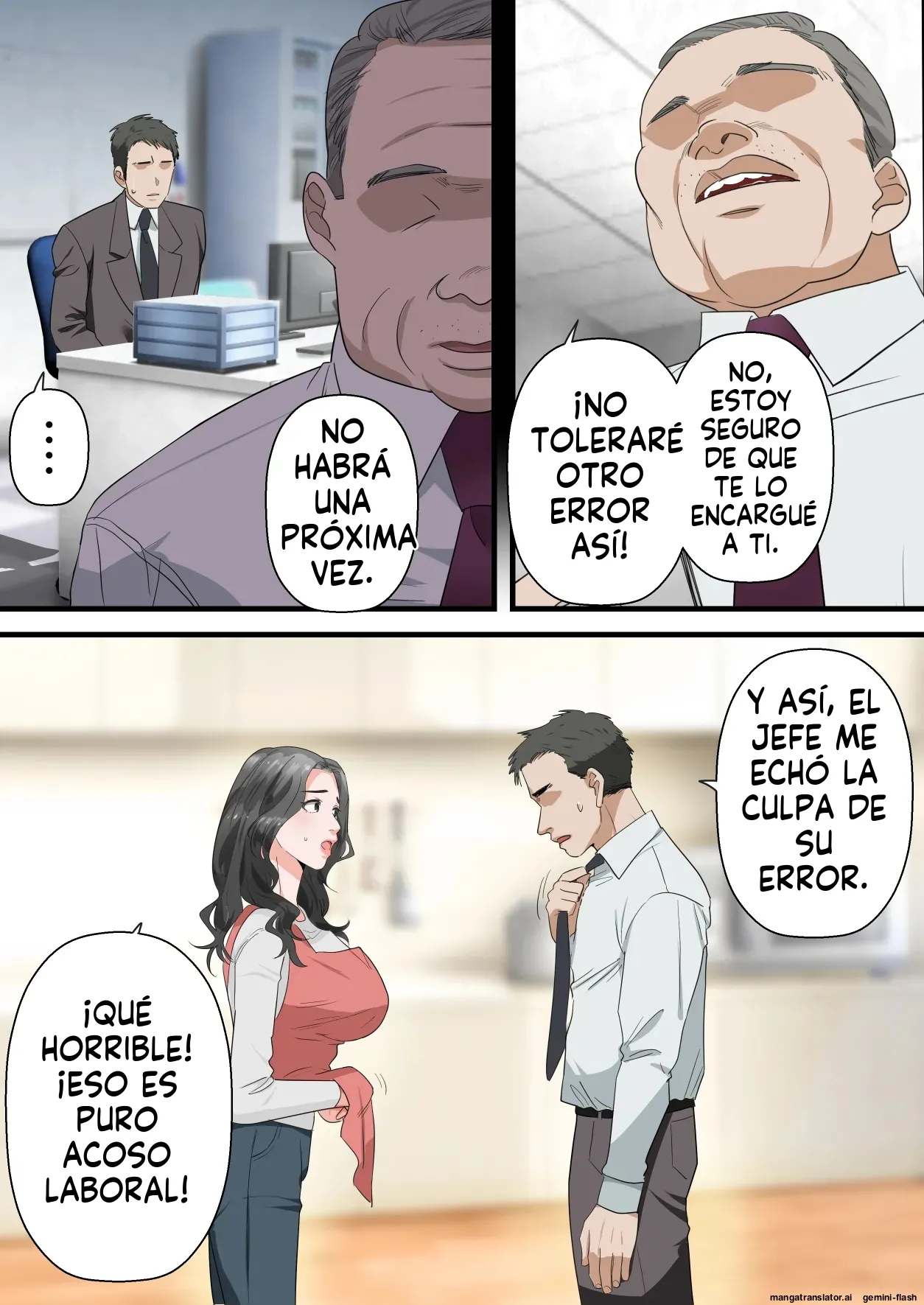 Kokoro Yasashii Hitozuma ga Otto no Joushi ni Nakadashi o Kongan Suru made (Spanish) MTL 图片编号 4