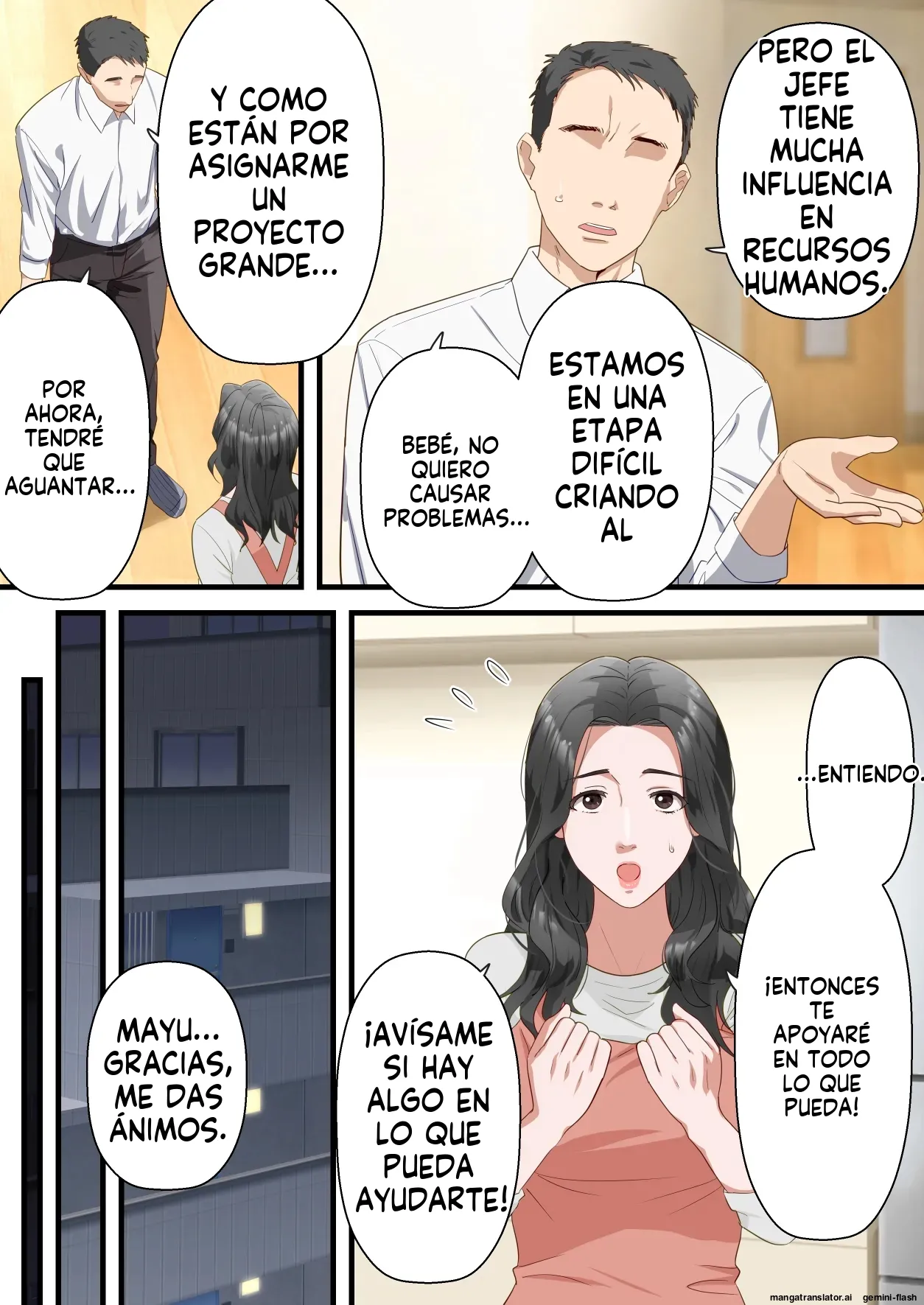 Kokoro Yasashii Hitozuma ga Otto no Joushi ni Nakadashi o Kongan Suru made (Spanish) MTL 图片编号 5