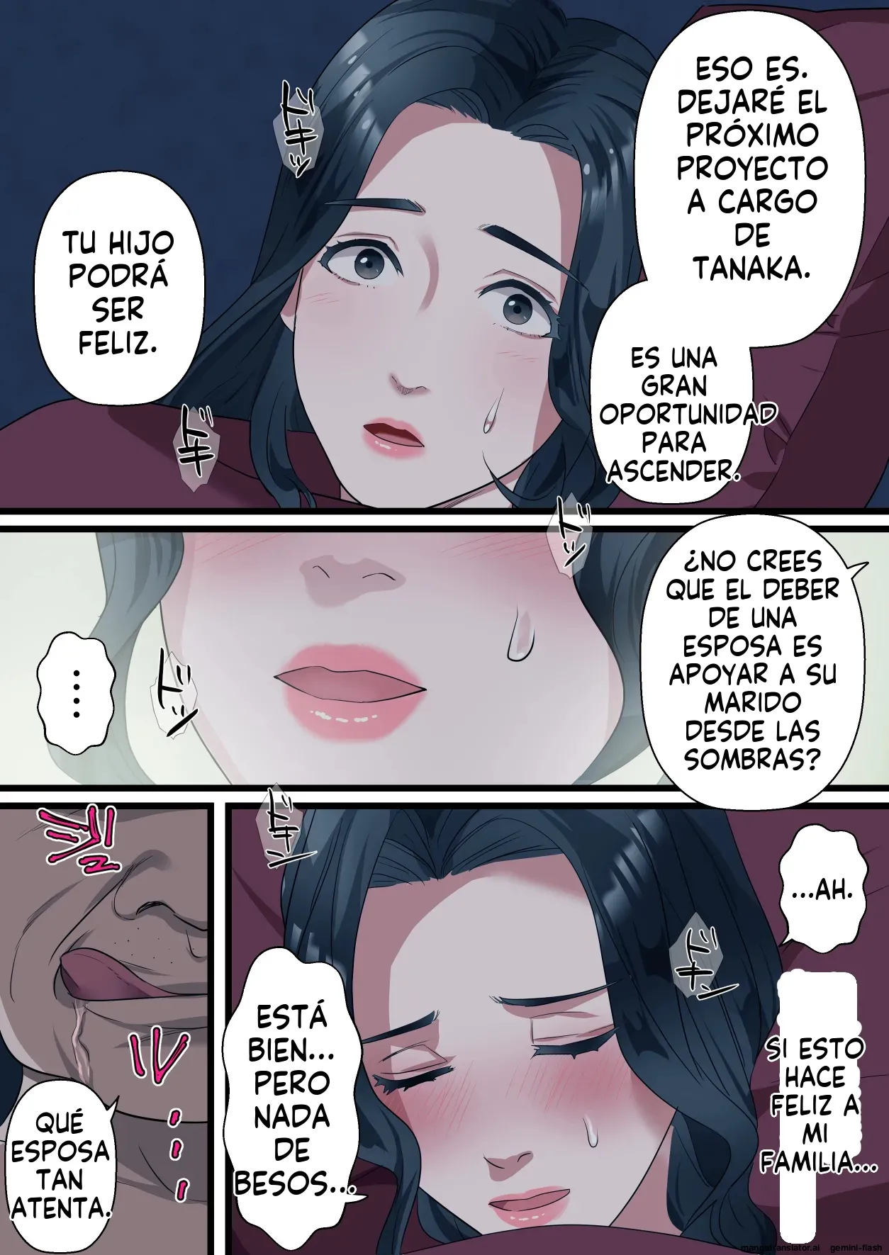 Kokoro Yasashii Hitozuma ga Otto no Joushi ni Nakadashi o Kongan Suru made (Spanish) MTL 图片编号 15